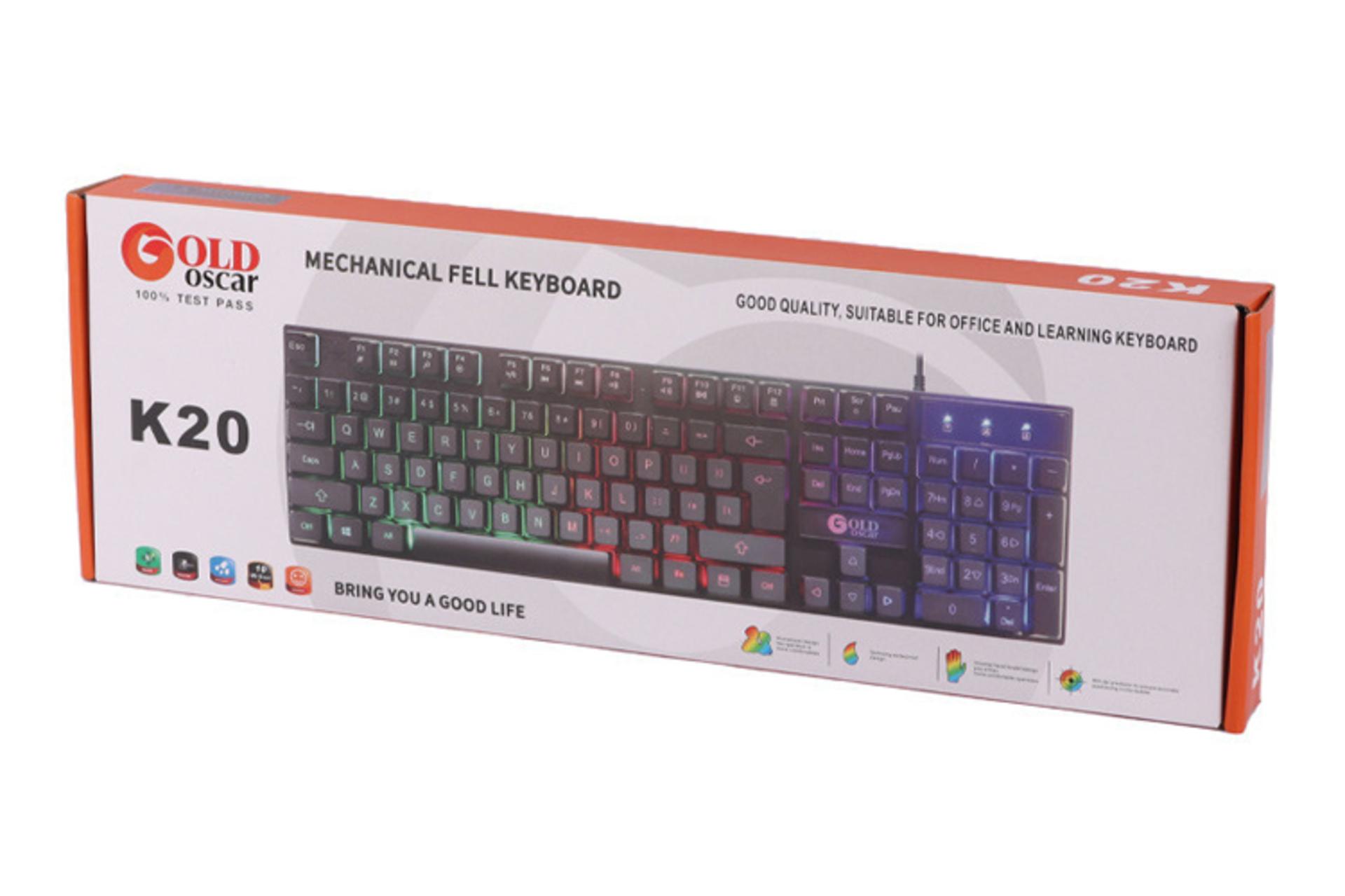 جعبه کیبورد گلد اسکار K20