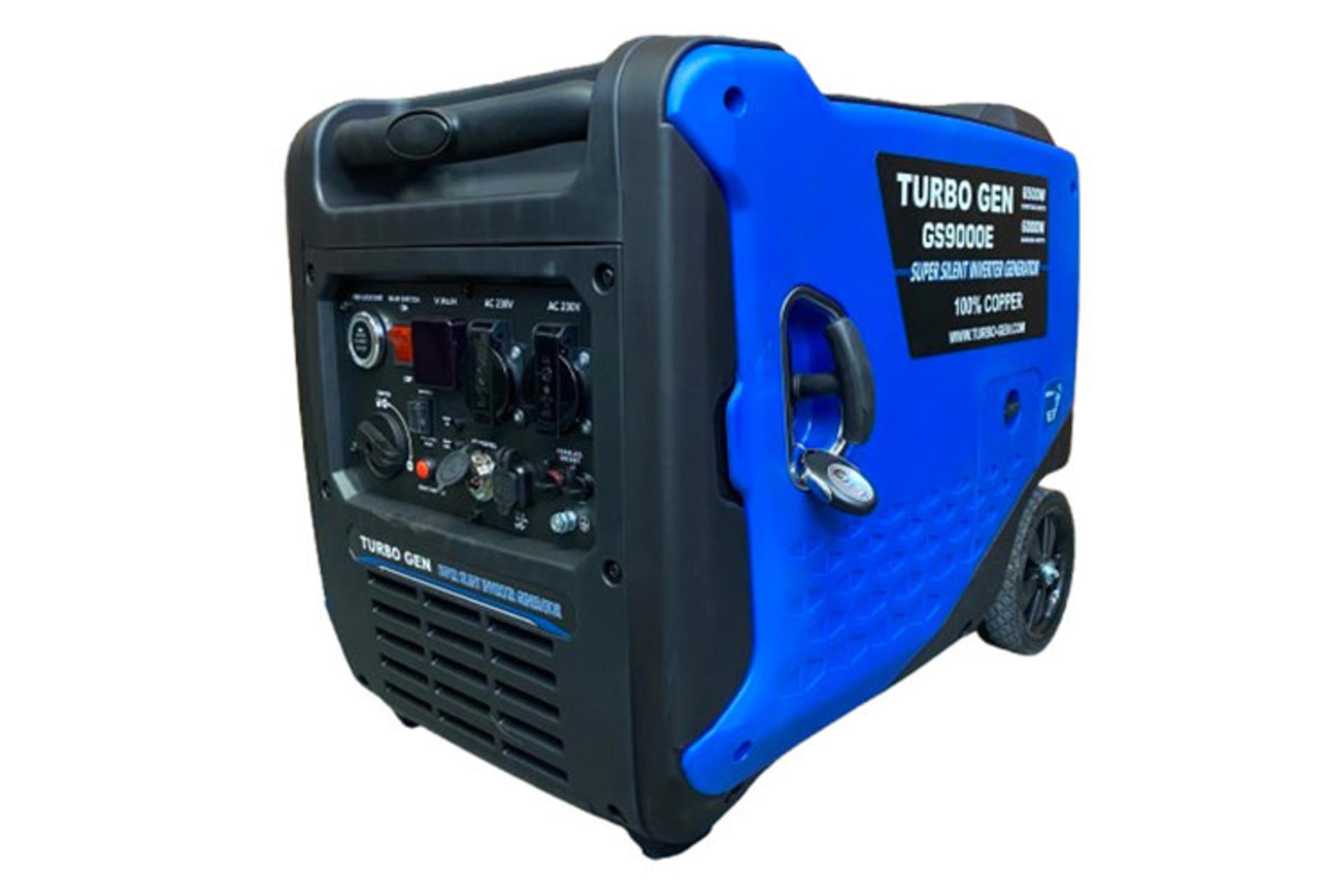 موتور برق توربوژن TURBO GEN GS9000E نمای جلو و راست
