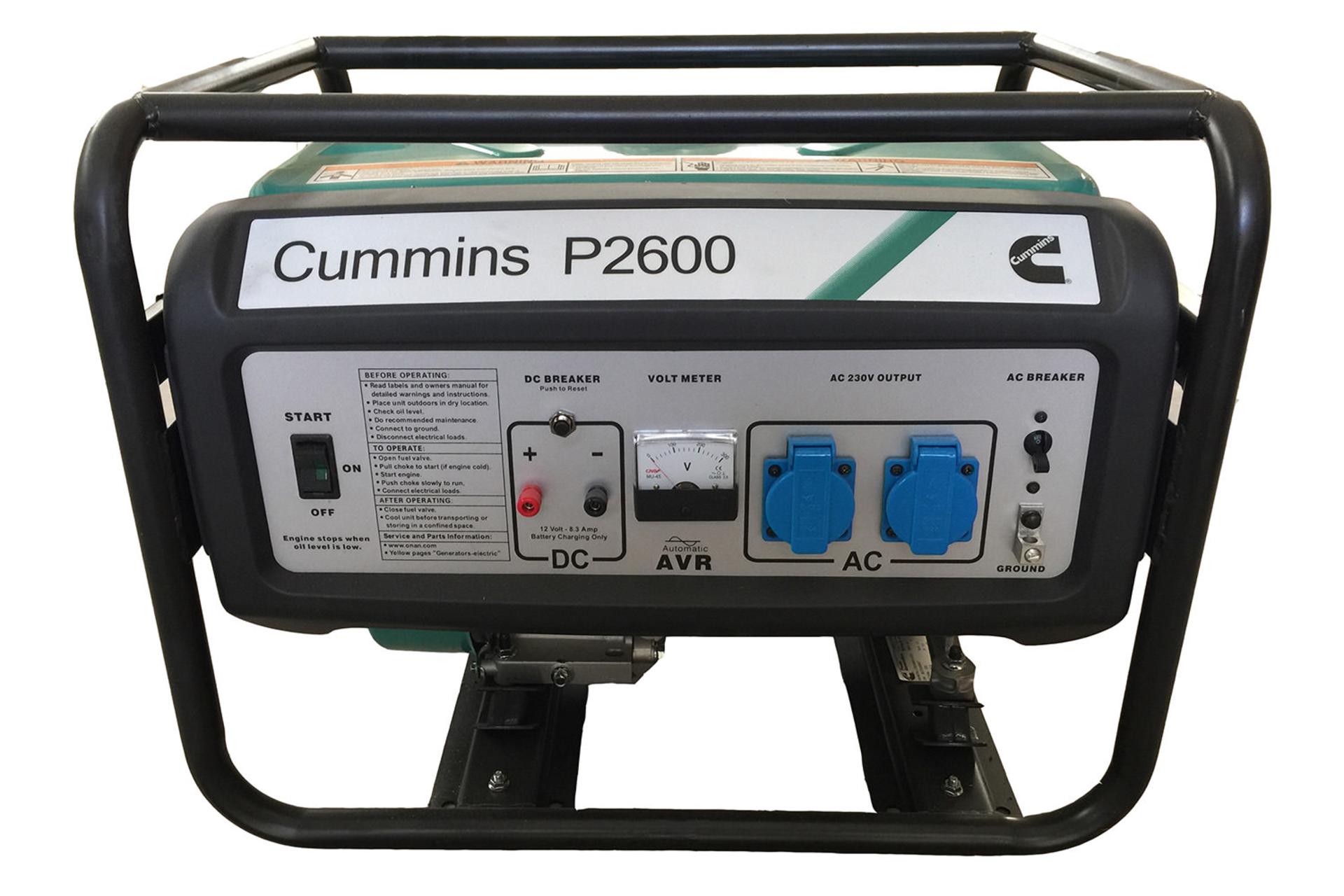 موتور برق کامینز Cummins P2600 نمای جلو