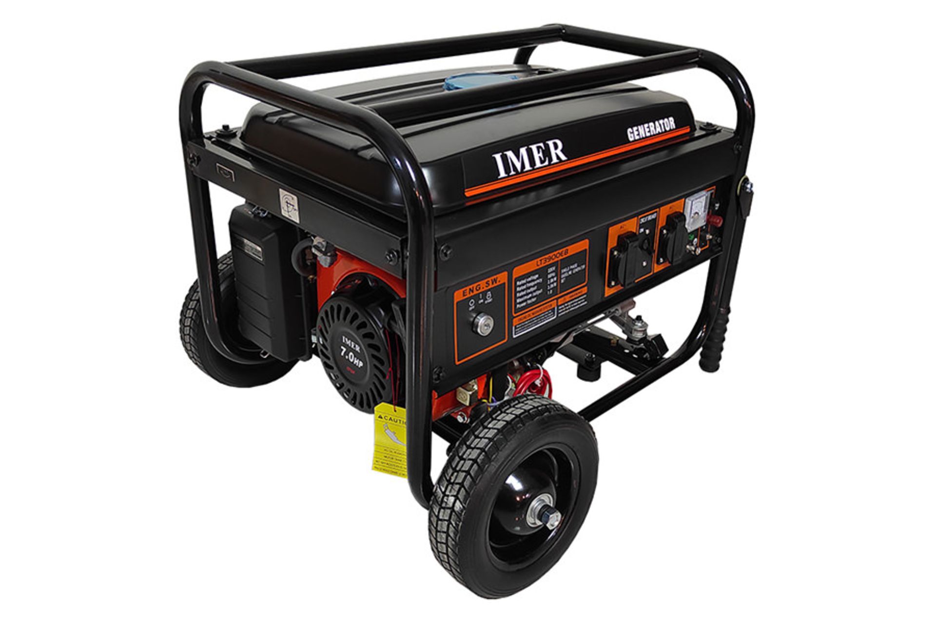 موتور برق ایمر IMER LT3900EB نمای جلو و جانبی