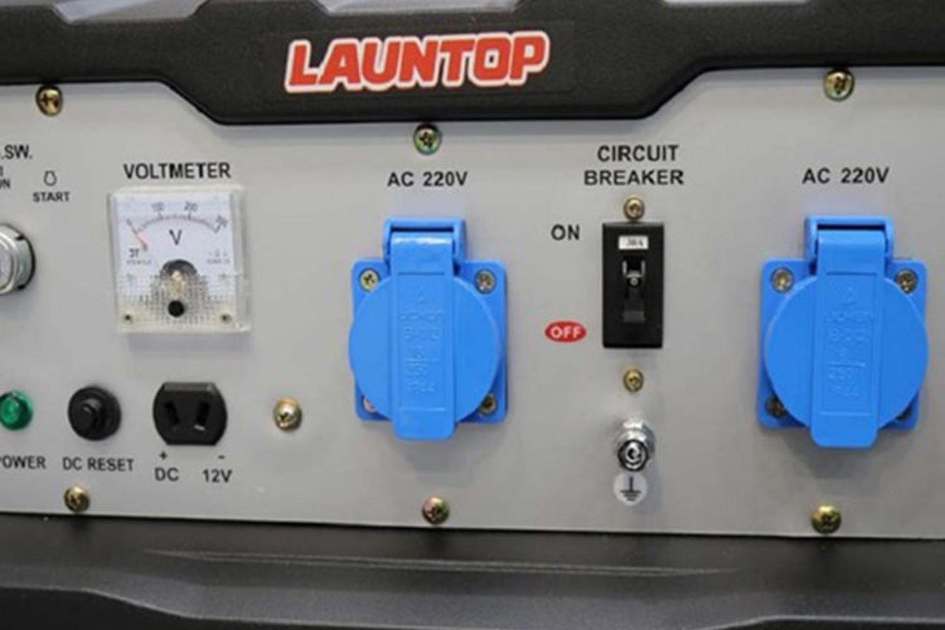 موتور برق لانتاپ LAUNTOP LT6500LBE نمای پنل