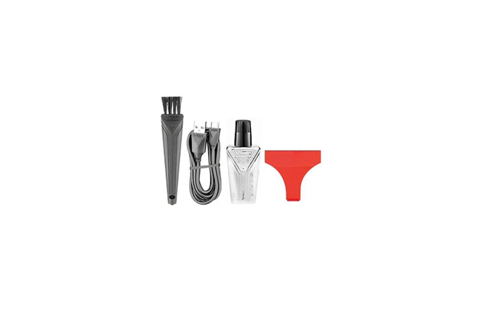 ماشین اصلاح وی جی آر VGR V-027 نمای لوازم همراه