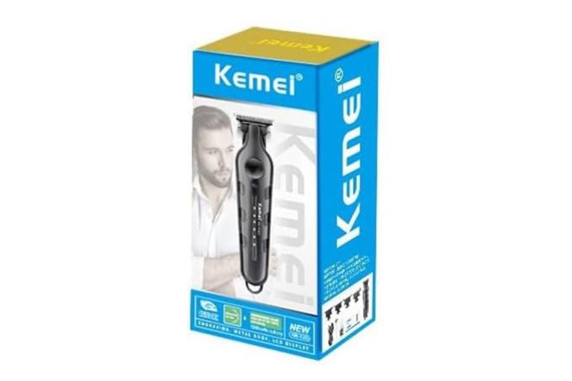 ماشین اصلاح کیمی Kemei KM-1563 نمای بسته بندی