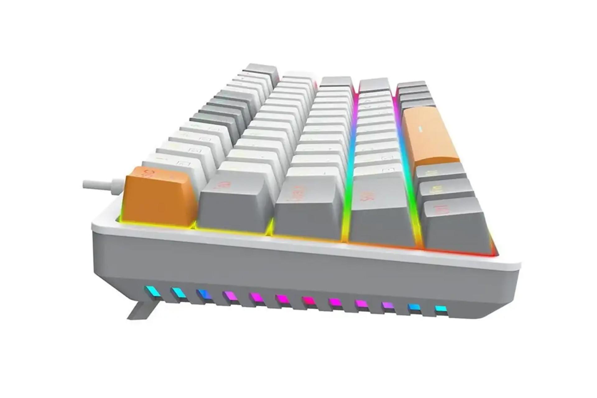 نمای کنار کیبورد ردراگون Akali K642-RGB
