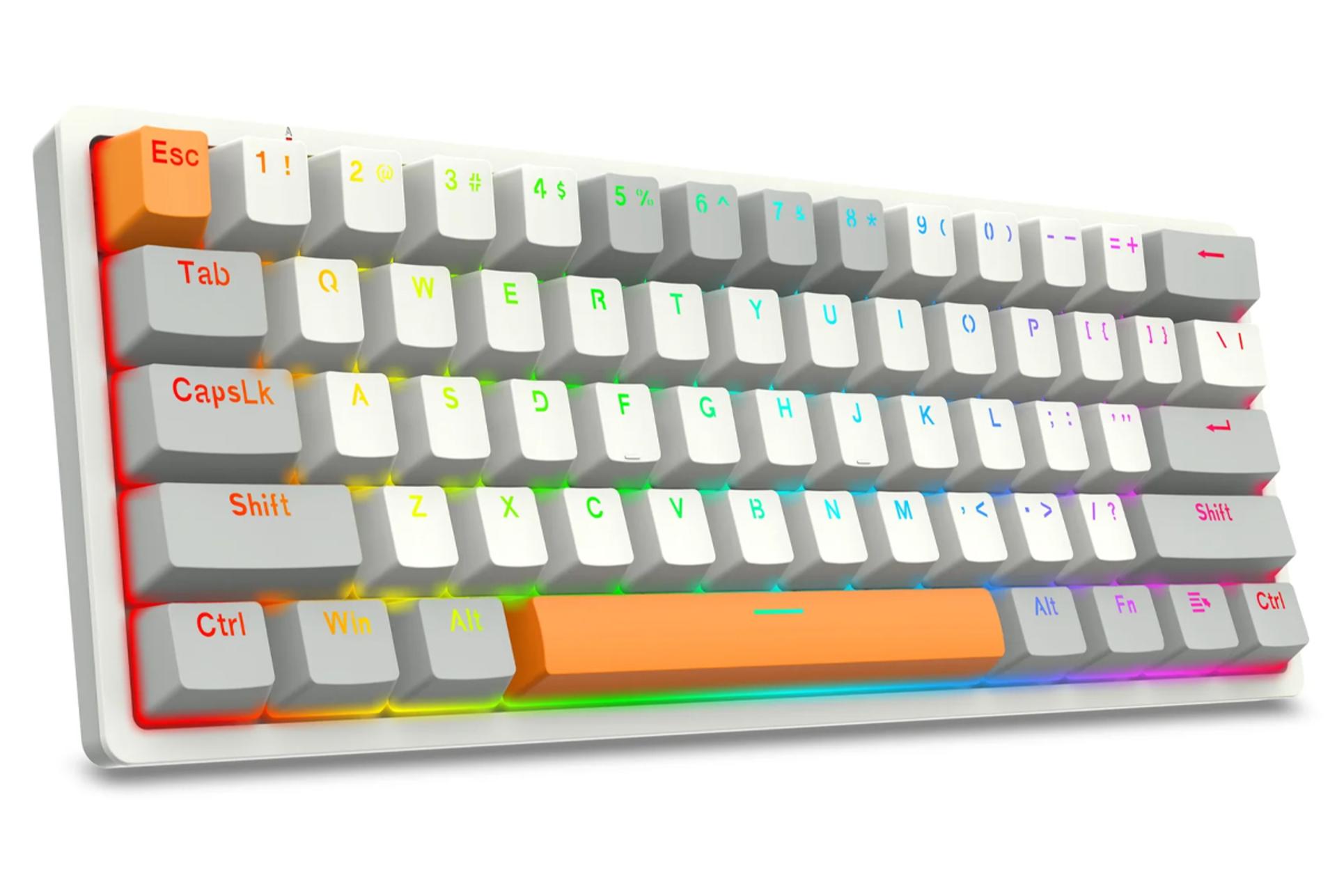 ابعاد و اندازه کیبورد ردراگون Akali K642-RGB