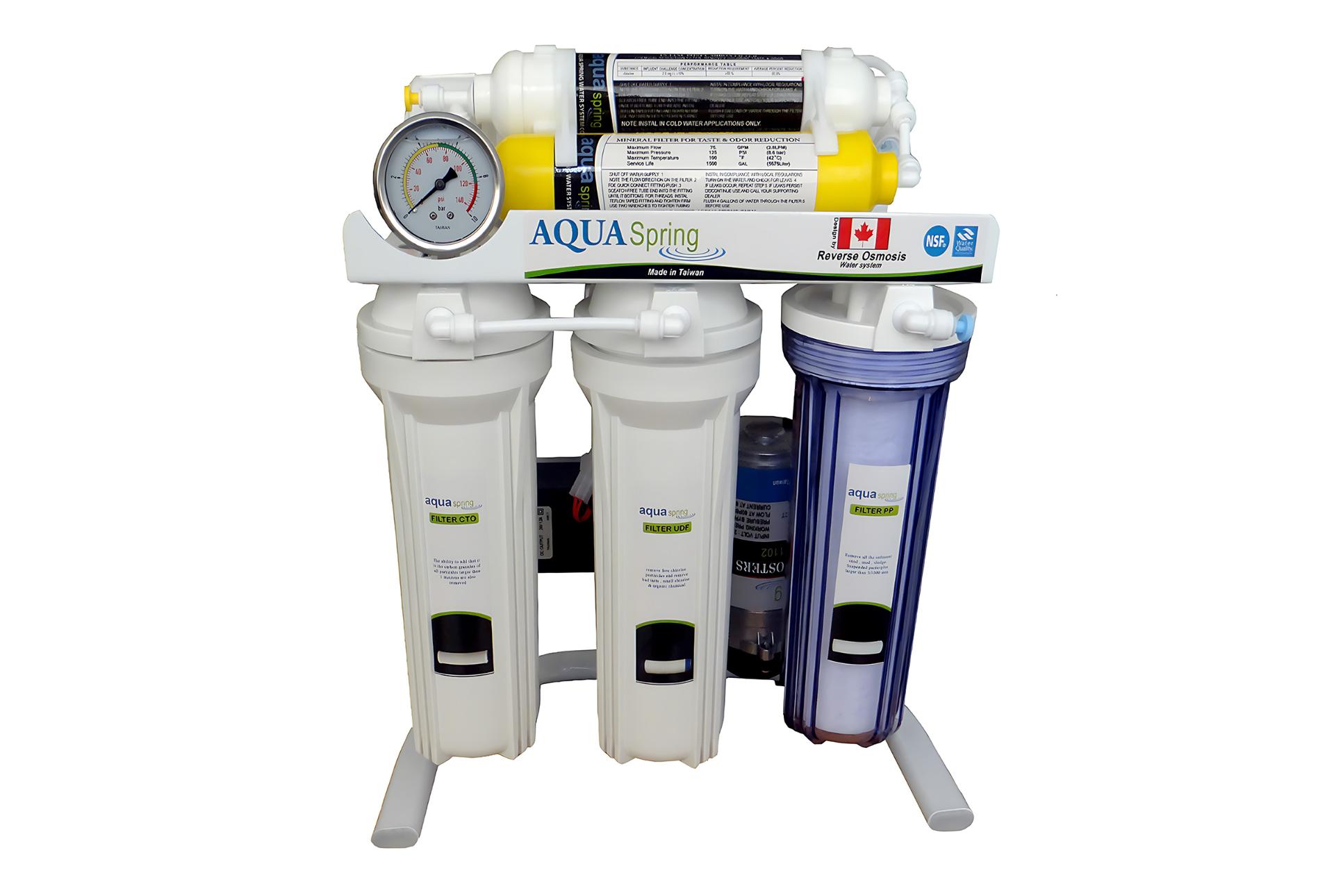 مرجع متخصصين ايران دستگاه تصفيه آب آكوآ اسپرينگ AQUA Sapring RO S140