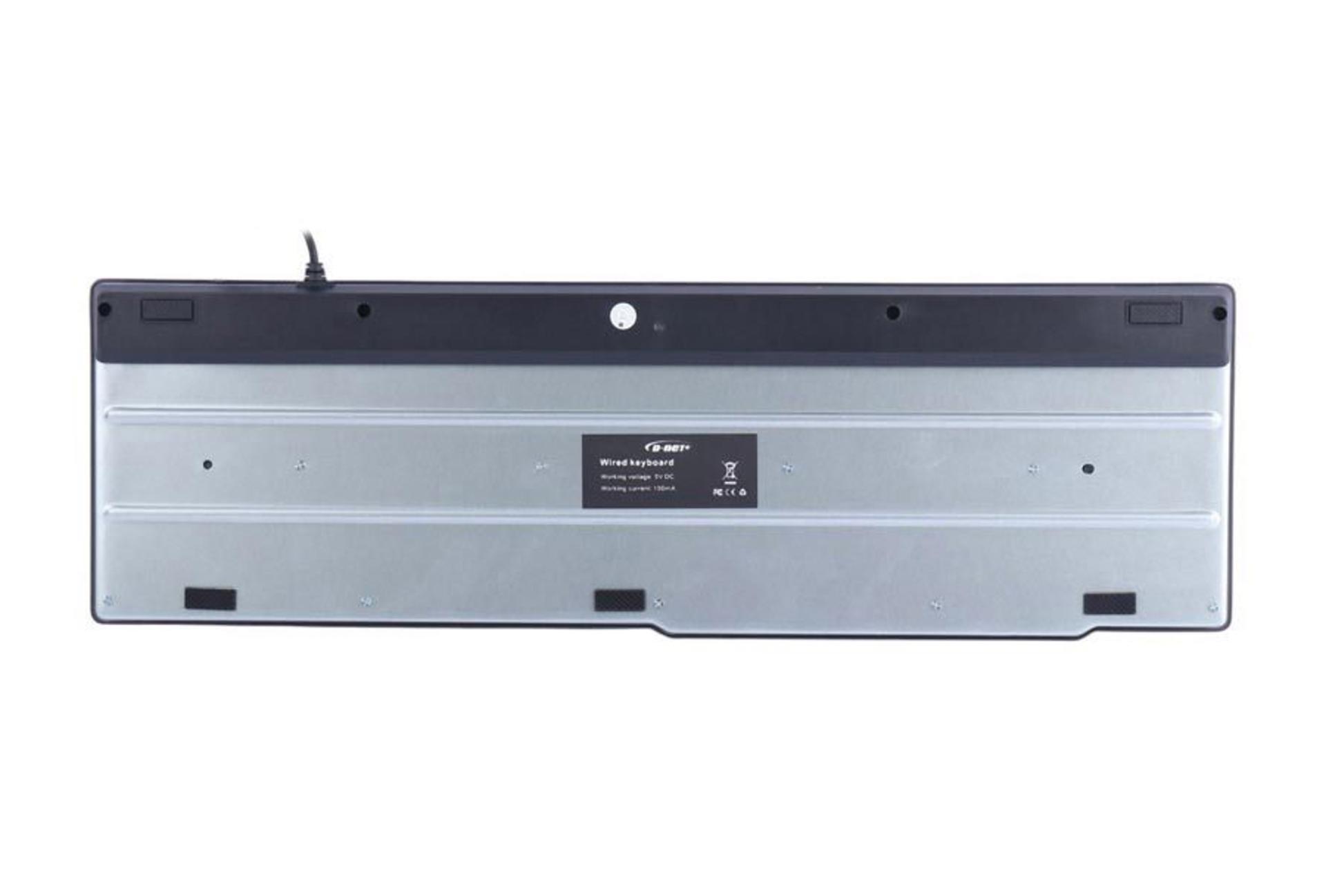نمای پشت و بدنه کیبورد دی نت DT-996