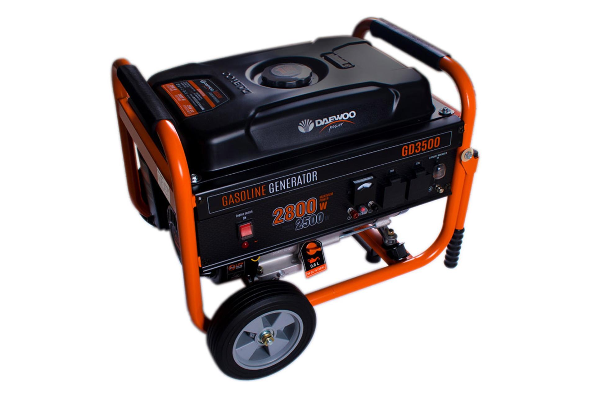 موتور برق دوو Daewoo GD3500 نمای جلو و بالا