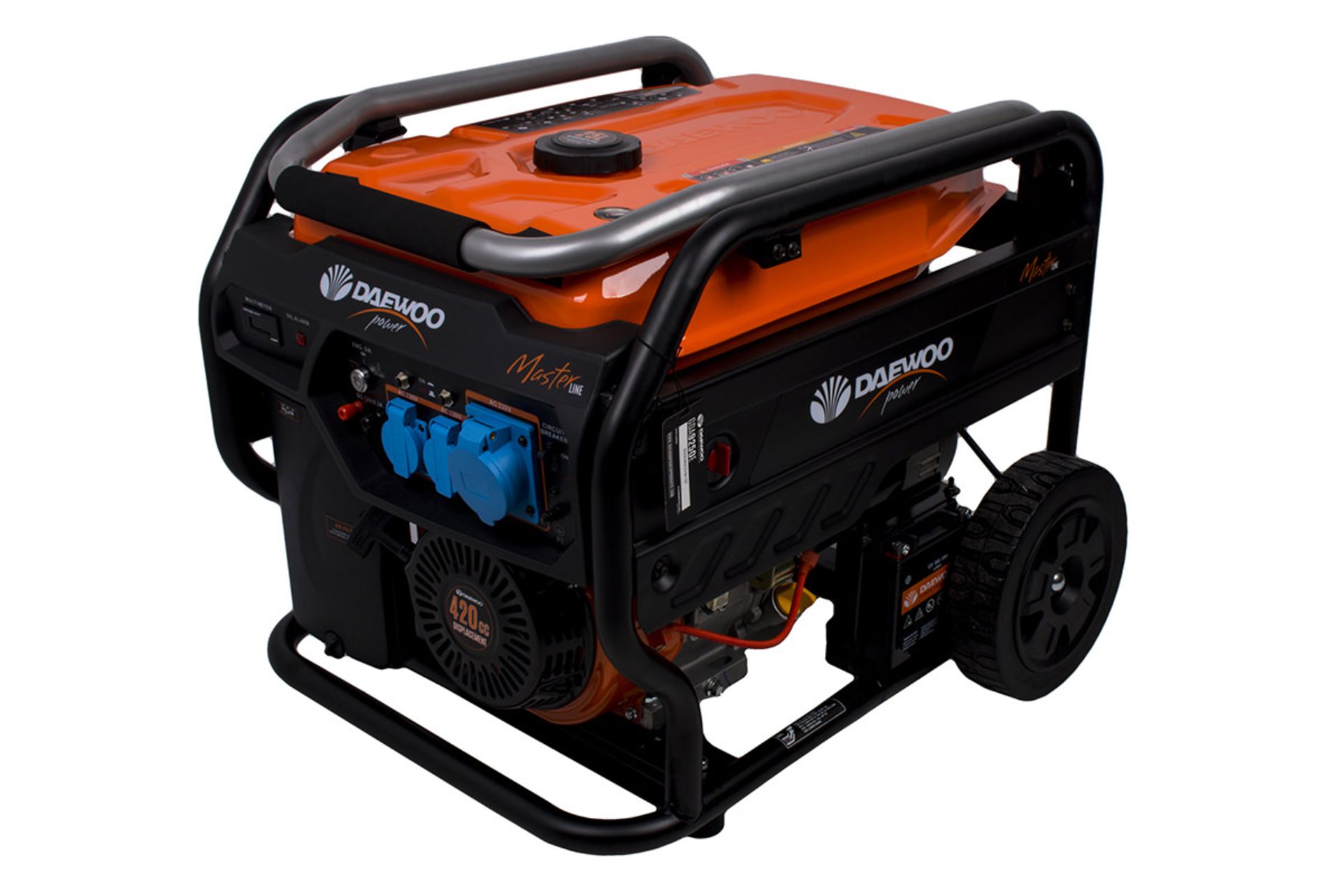 موتور برق دوو Daewoo GDA9250E نمای جلو و جانبی