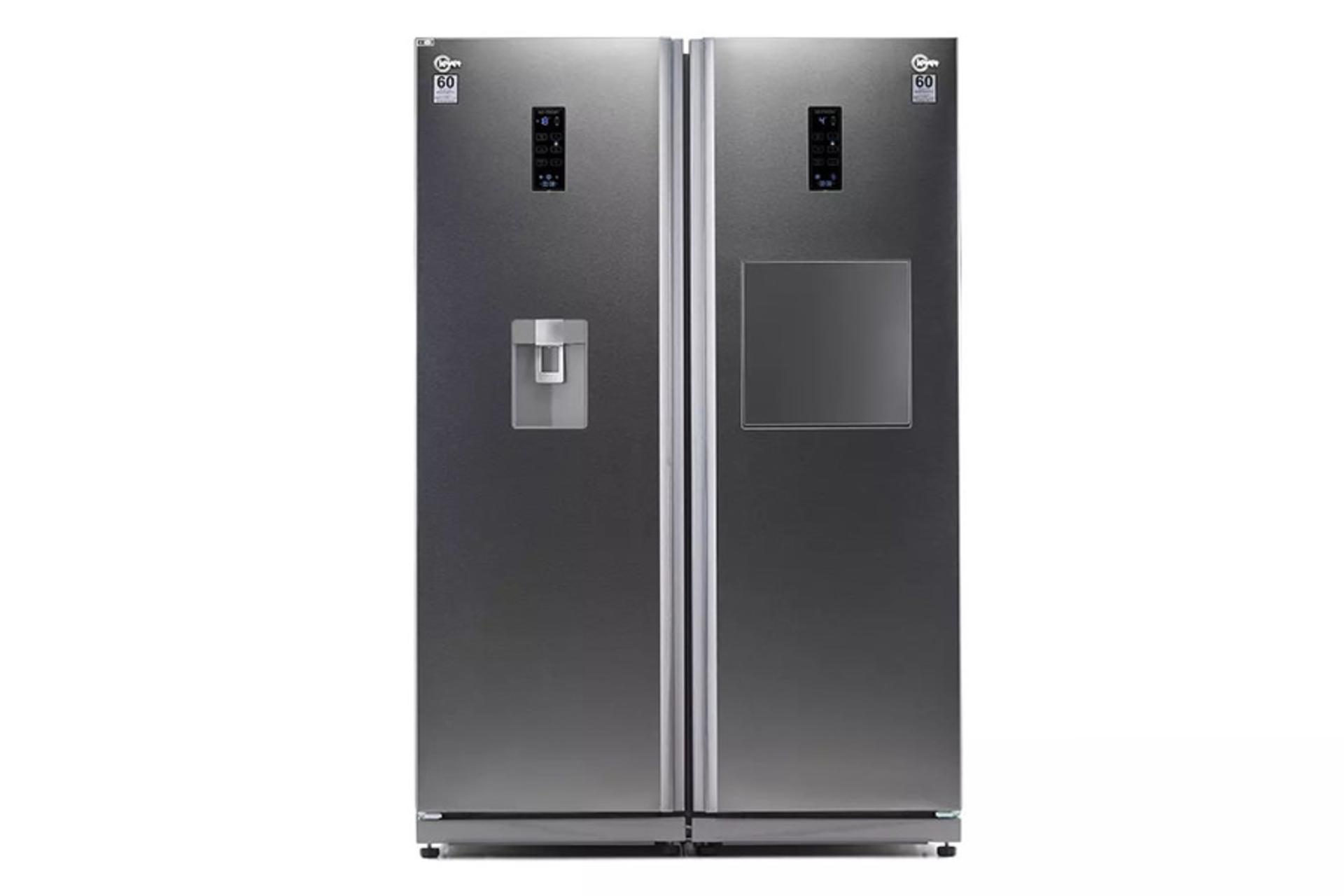 یخچال فریزر کلور گلوری پلاس Clever Glory Plus S60 رنگ خاکستری