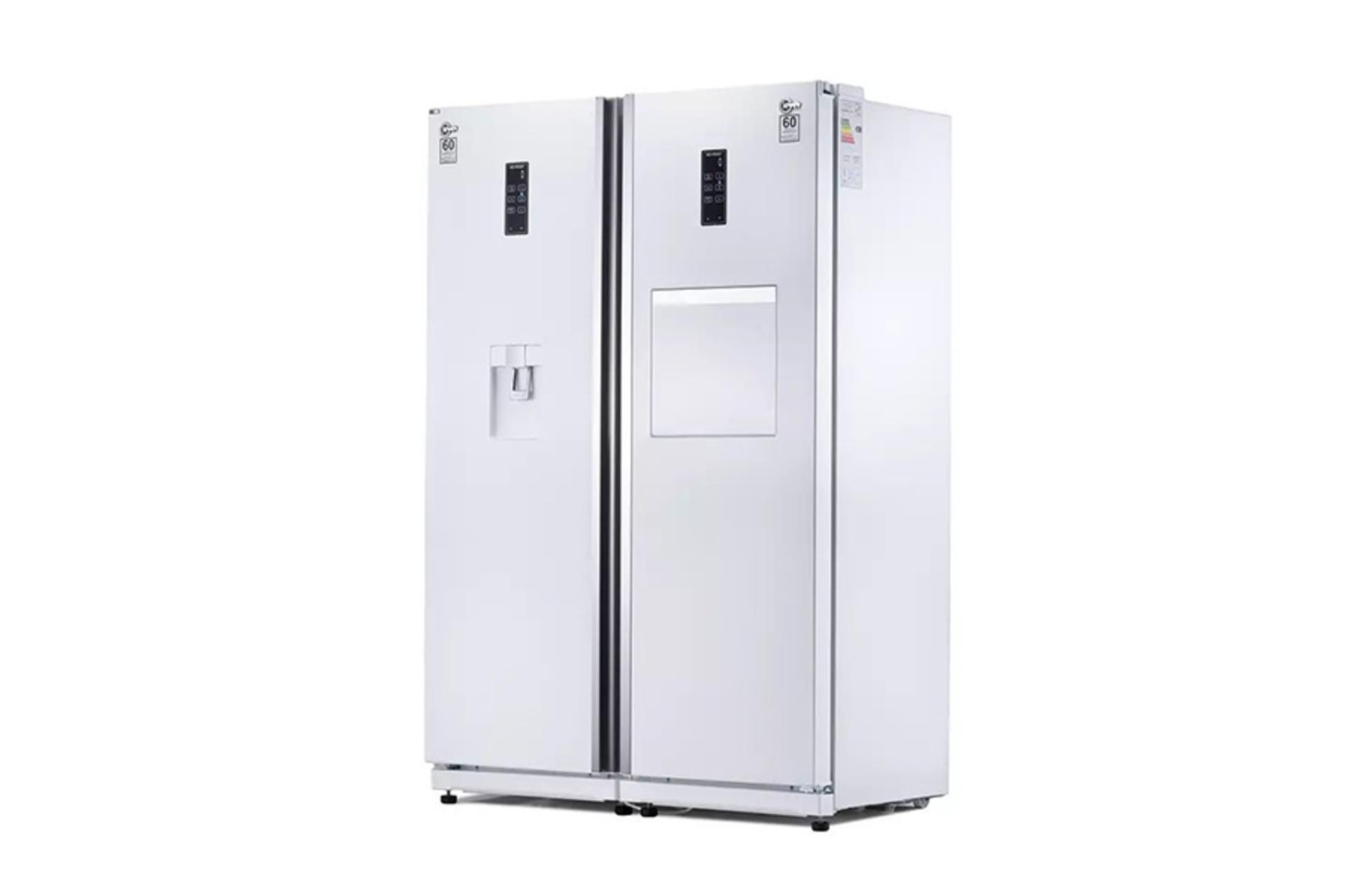 یخچال فریزر کلور گلوری پلاس Clever Glory Plus S60 نمای جلو و جانبی