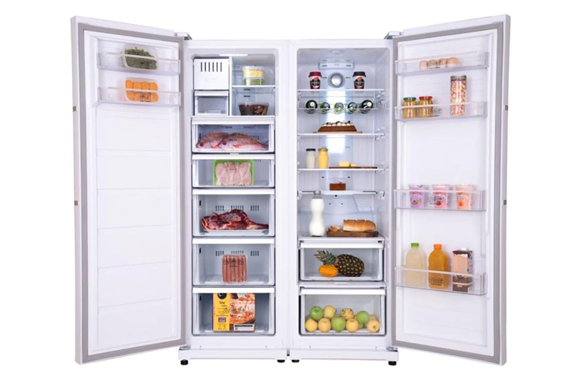 یخچال فریزر کلور میراکل Clever Miracle S60 نمای داخل