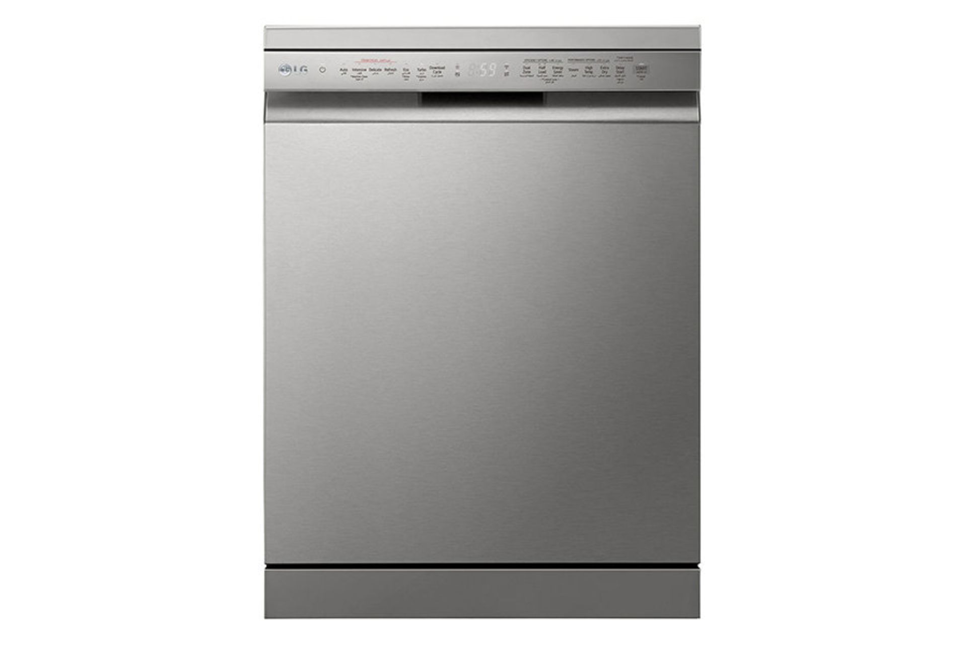 ماشین ظرفشویی ال جی LG DFC435 نمای جلو