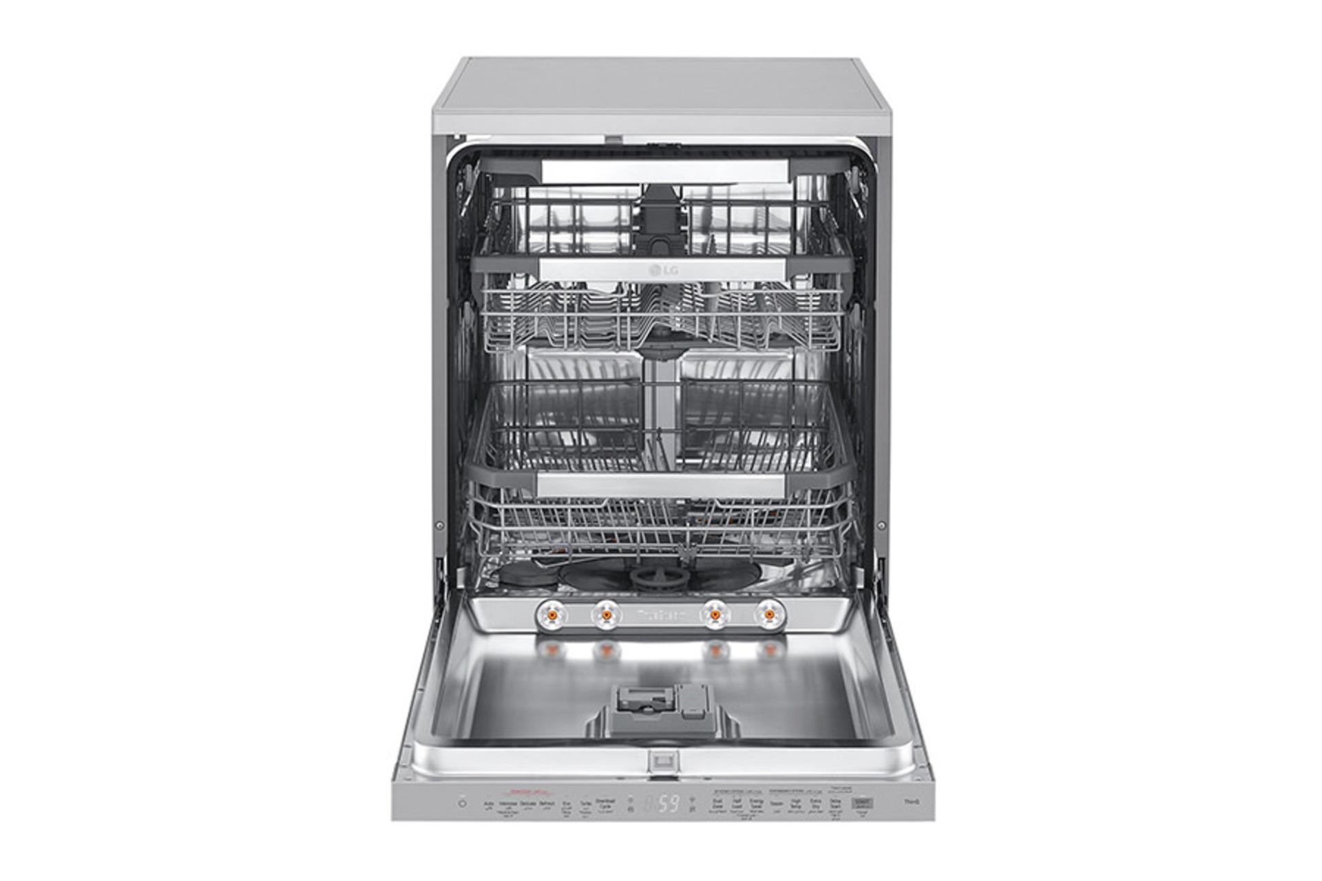 ماشین ظرفشویی ال جی LG DFC335 نمای داخل