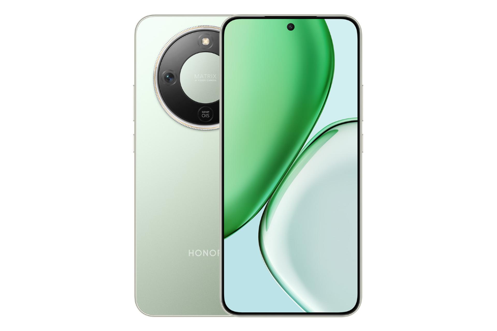 پنل جلو و پشت گوشی موبایل آنر HONOR X70 سبز