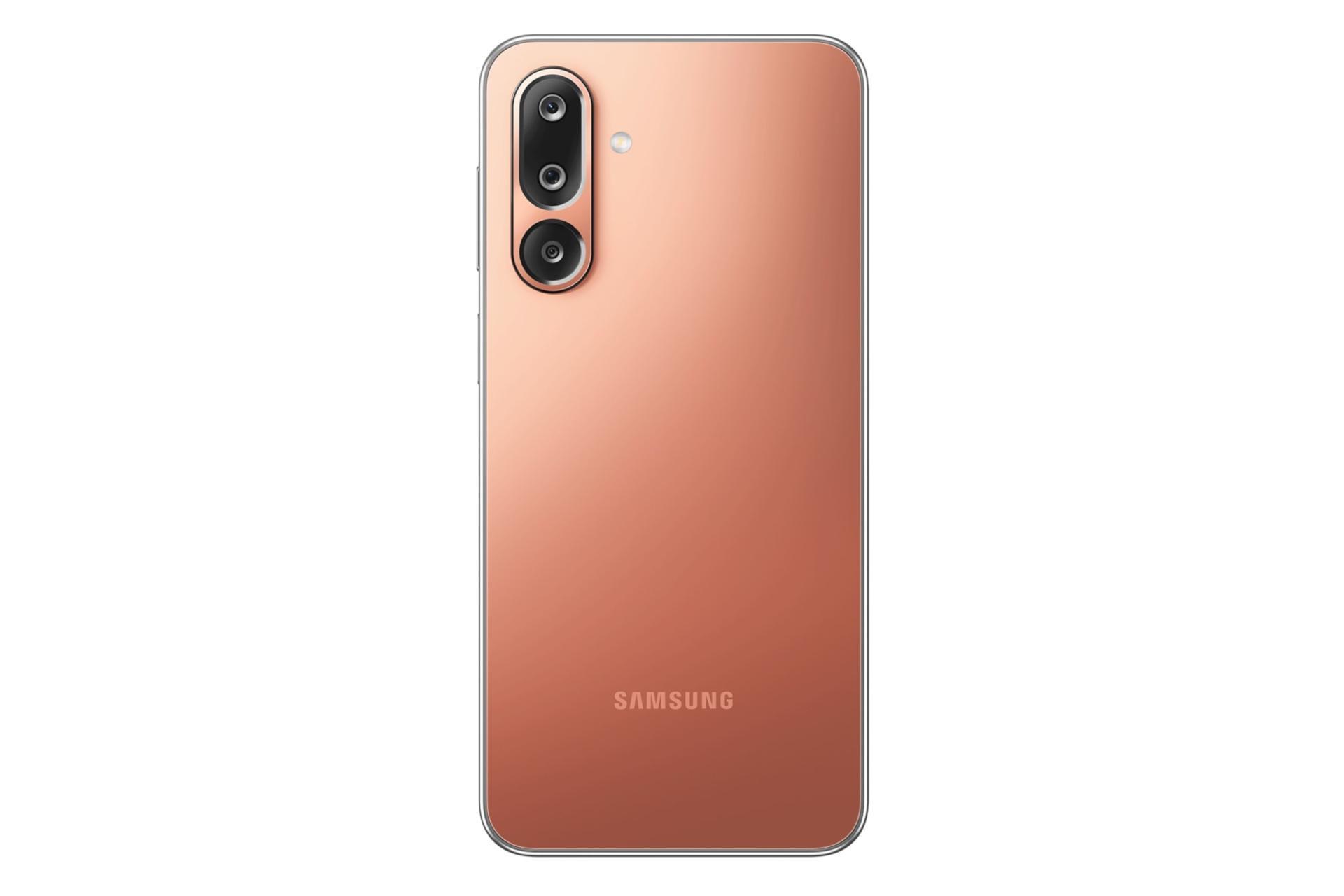 چینش دوربین گوشی موبایل گلکسی M36 سامسونگ نارنجی / Samsung Galaxy M36