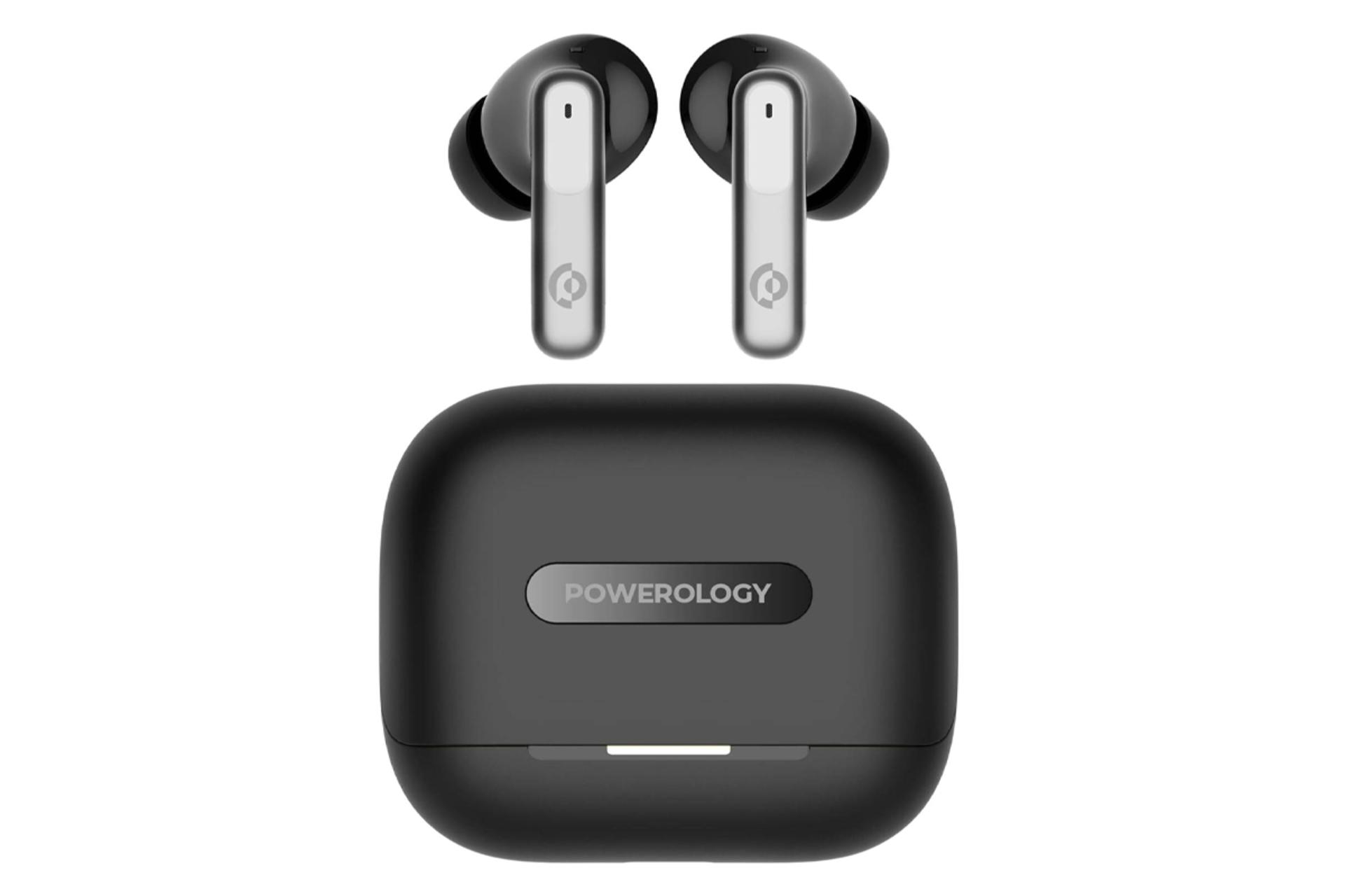 هدفون پاورولوجی 6 Mic Hybrid ANC + ENC رنگ مشکی