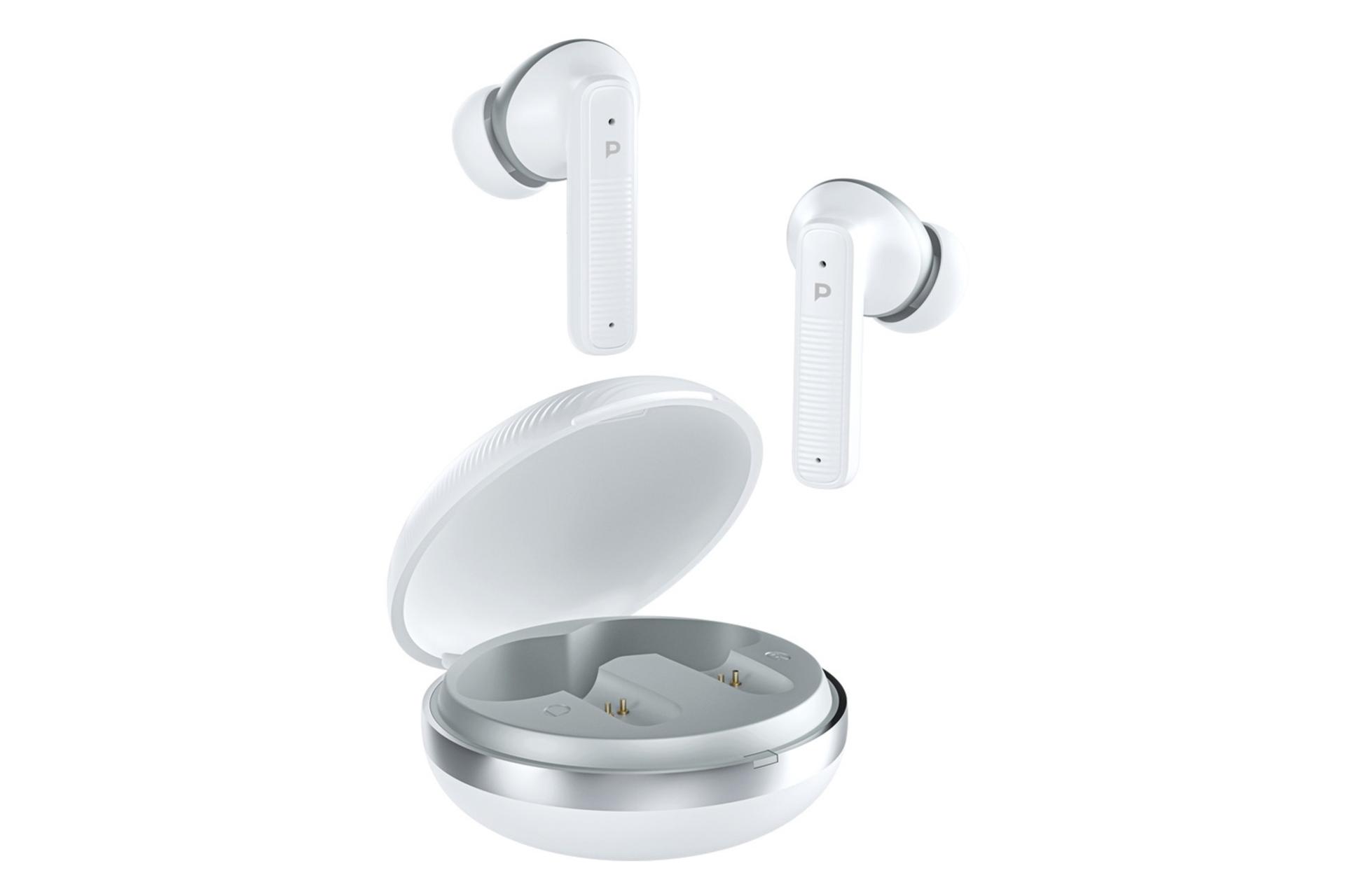 هدفون پاورولوجی TWS Earphone رنگ سفید