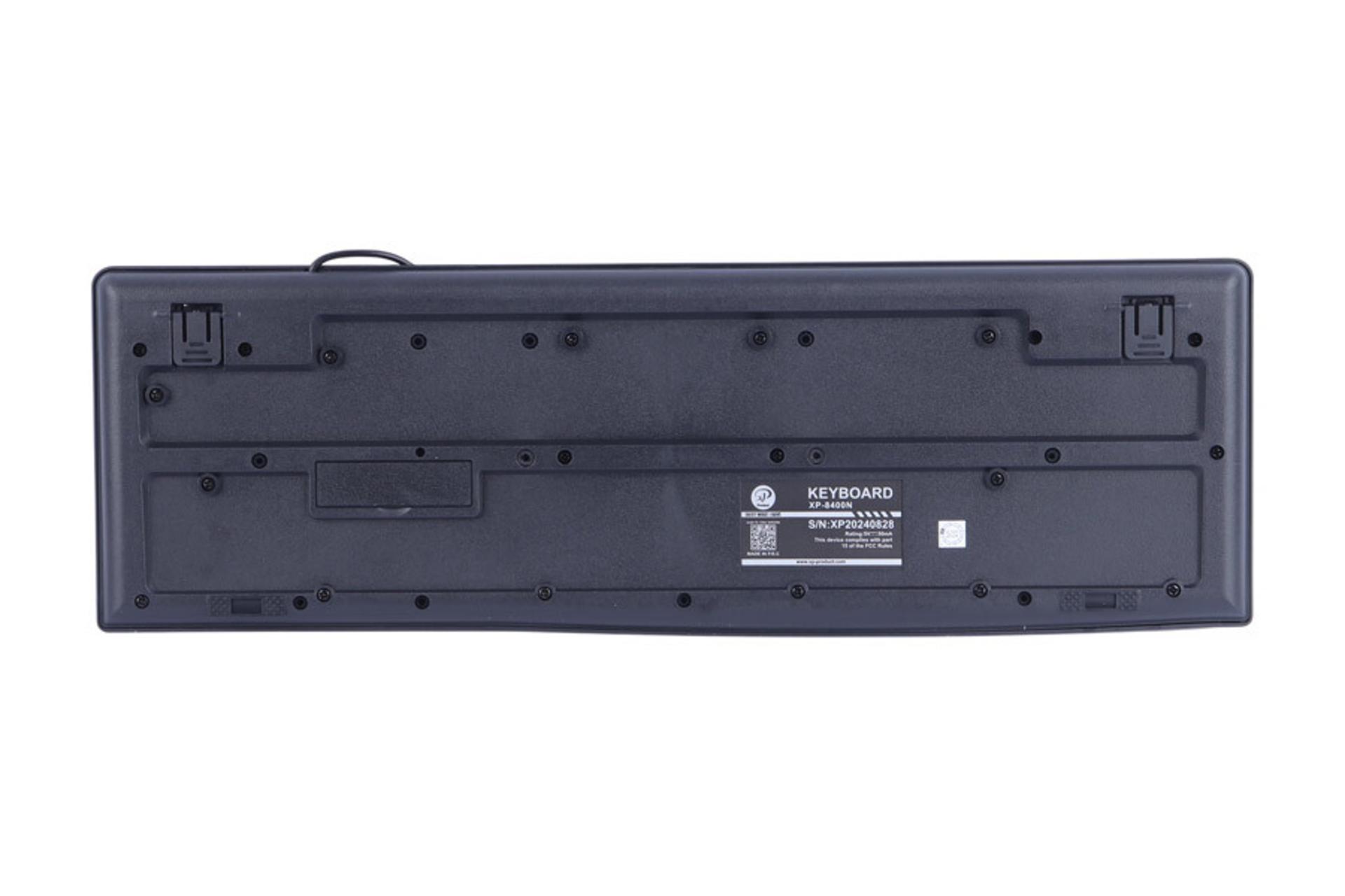 نمای پشت و بدنه  کیبورد ایکس پی پروداکت XP-8400N