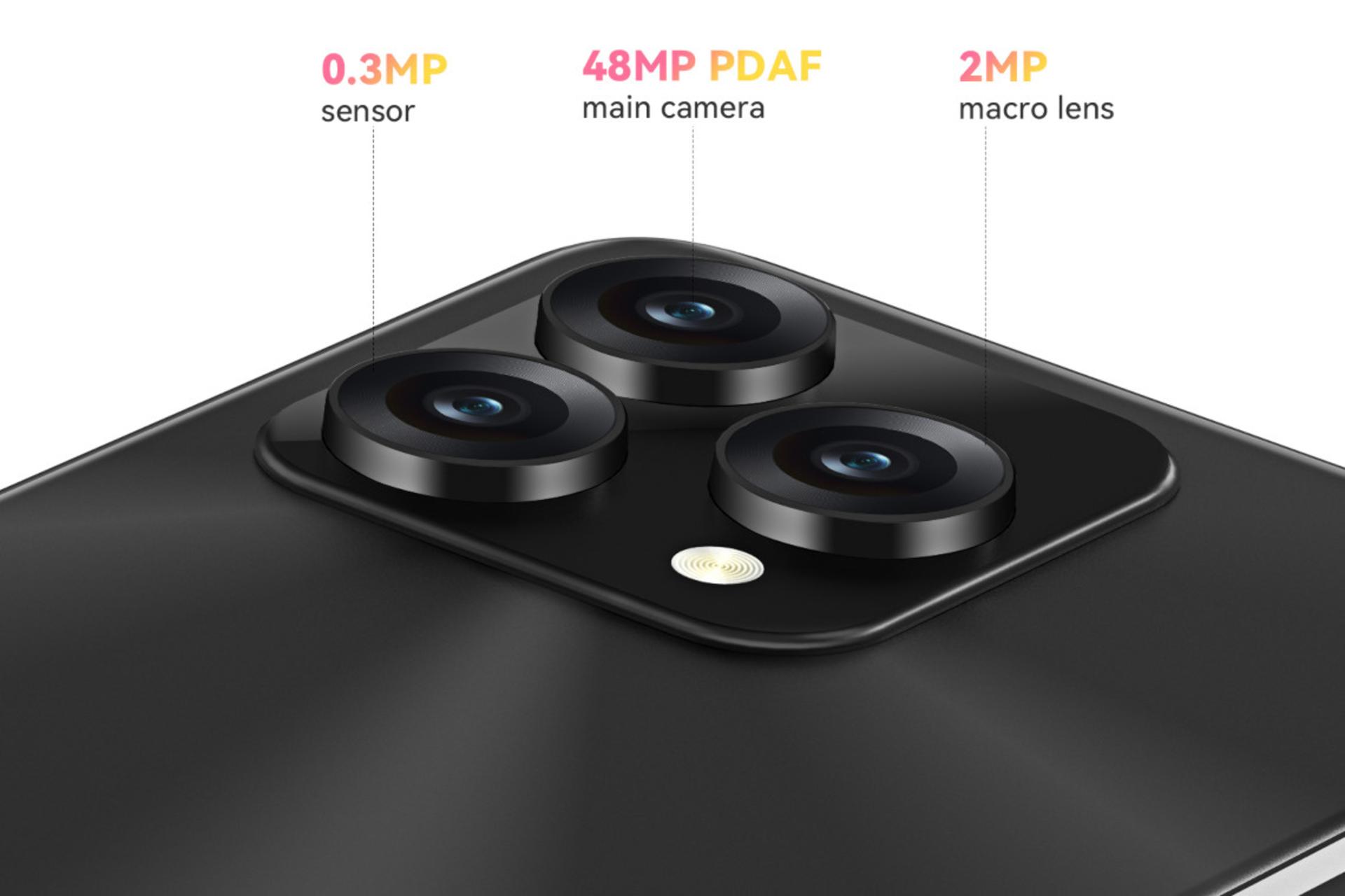 چینش دوربین گوشی موبایل کوبوت CUBOT A40 مشکی