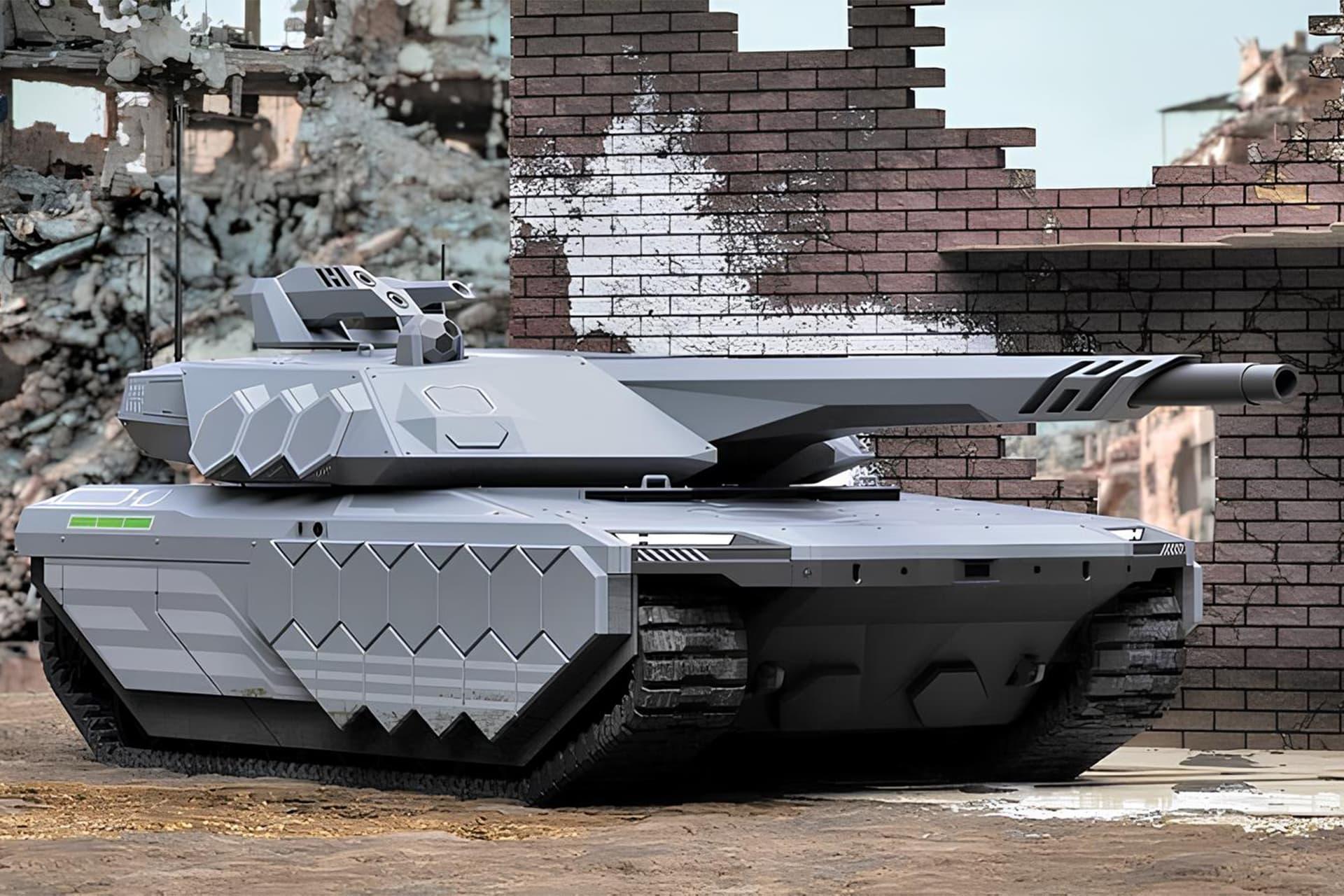 تانک K3 هیوندای از نمای جلو