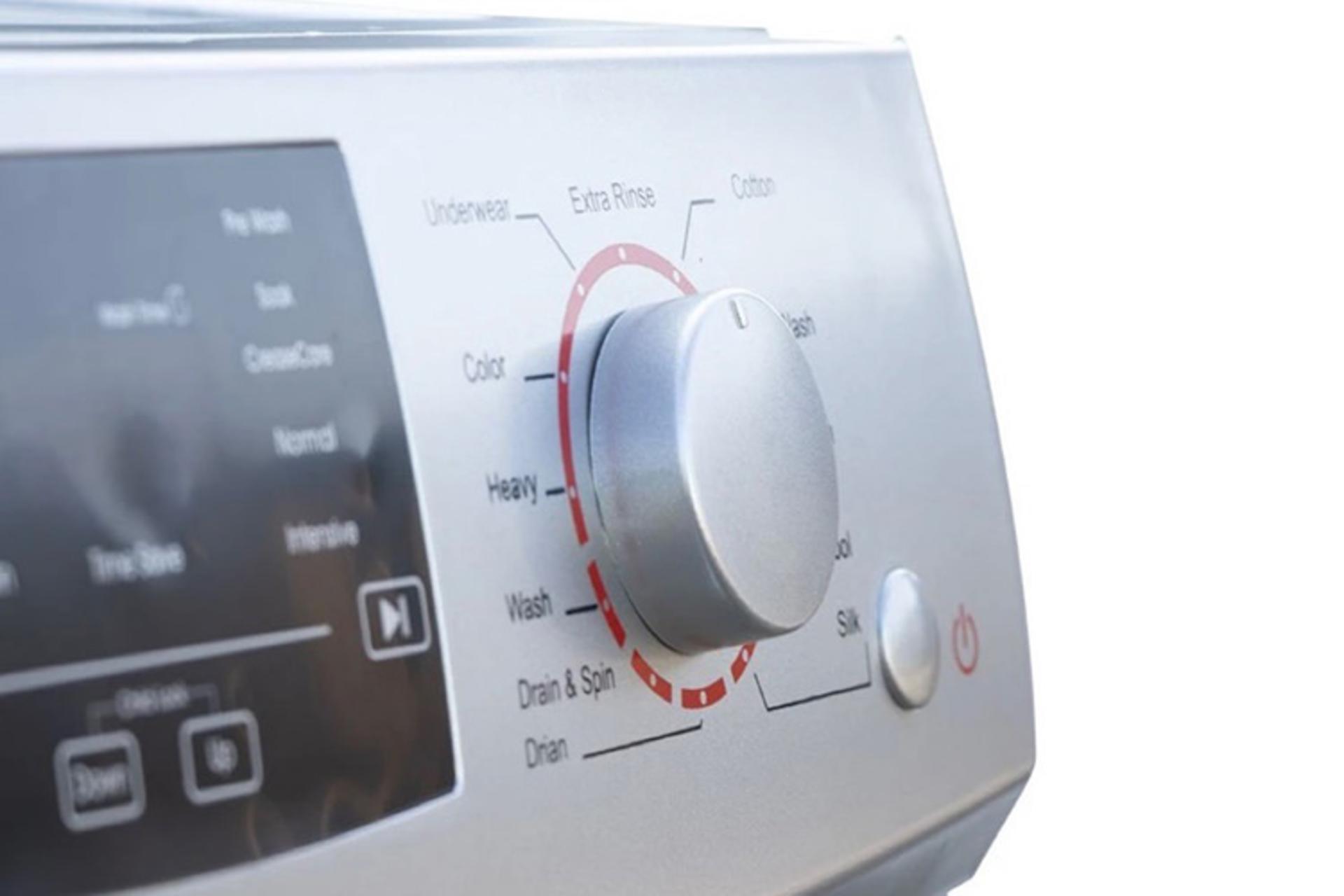 ماشین لباسشویی لیدر Leader L1200 نمای پنل و دکمه انتخاب برنامه