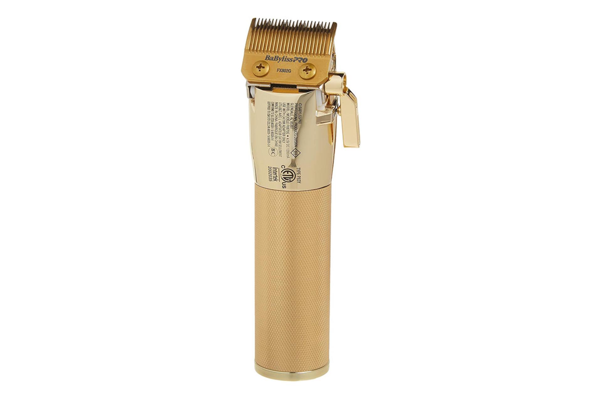 ماشین اصلاح بابیلیس پرو BabylissPRO GoldFX Clipper FX8700GE نمای پشت