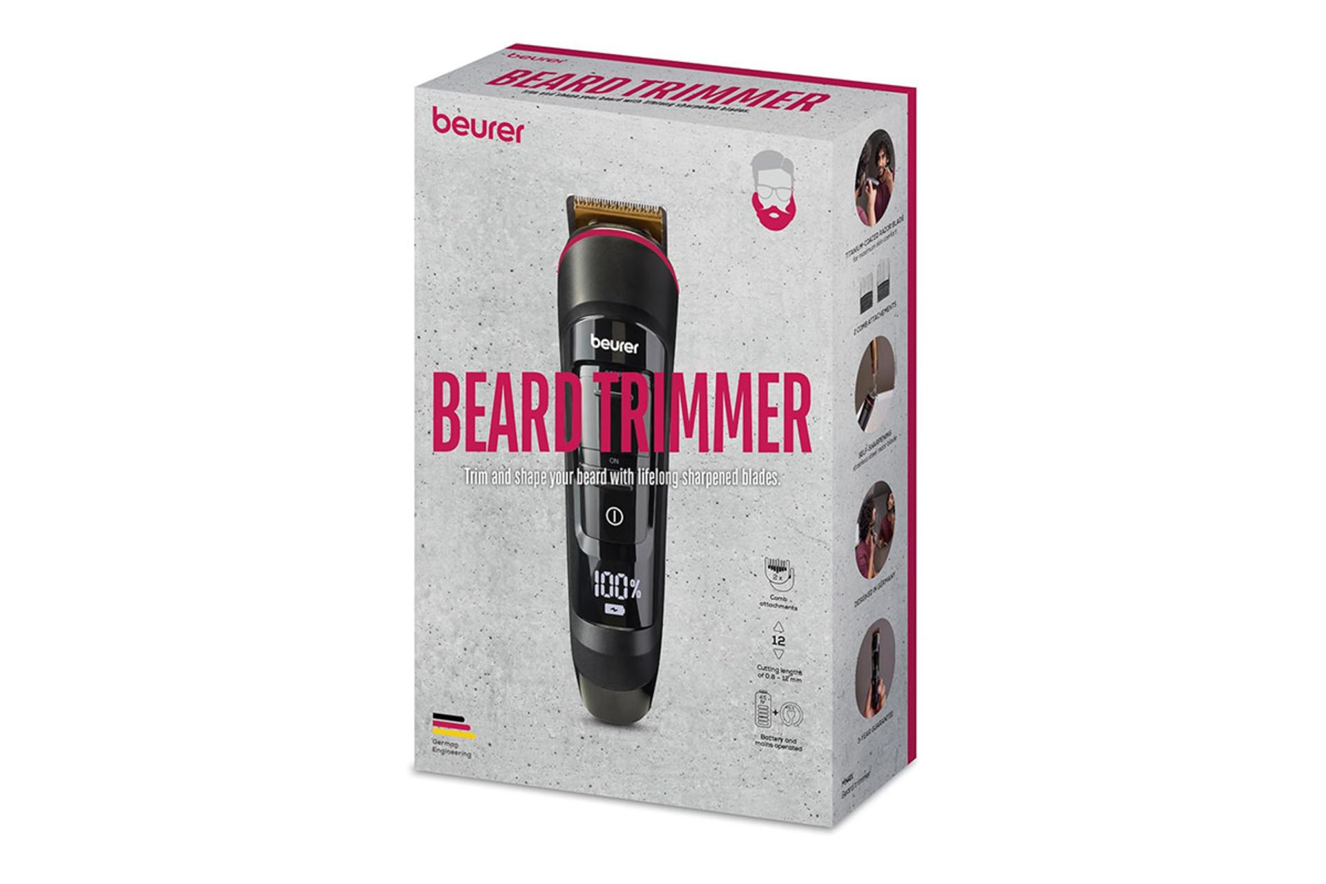 ماشین اصلاح بیورر Beurer MN4X نمای بسته بندی