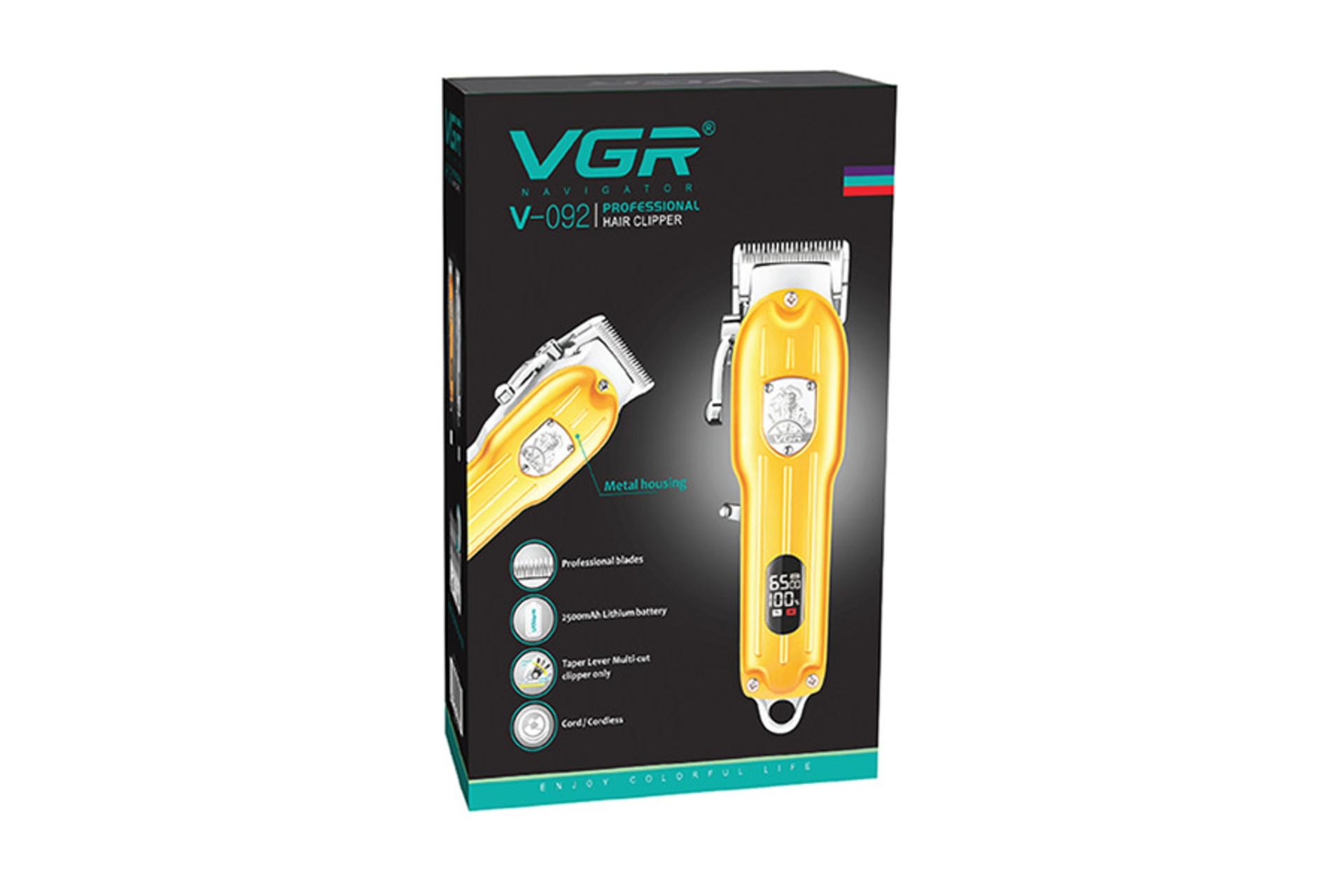 ماشین اصلاح وی جی آر VGR V-092 نمای بسته بندی