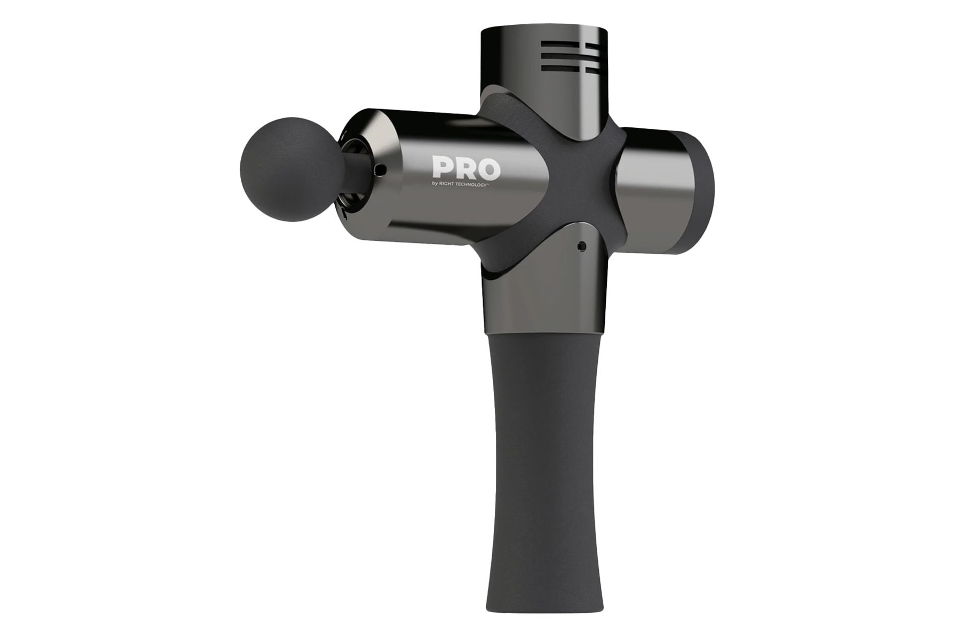 نمای نیمرخ ماساژور رایت تکنولوژی PRO با نمایش لوگو و سری ماساژ