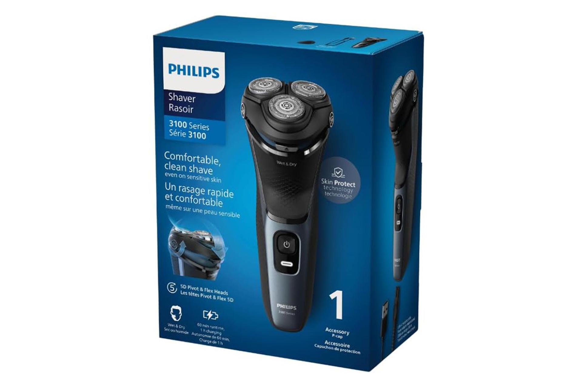 ماشین اصلاح فیلیپس Philips S3144 نمای بسته بندی