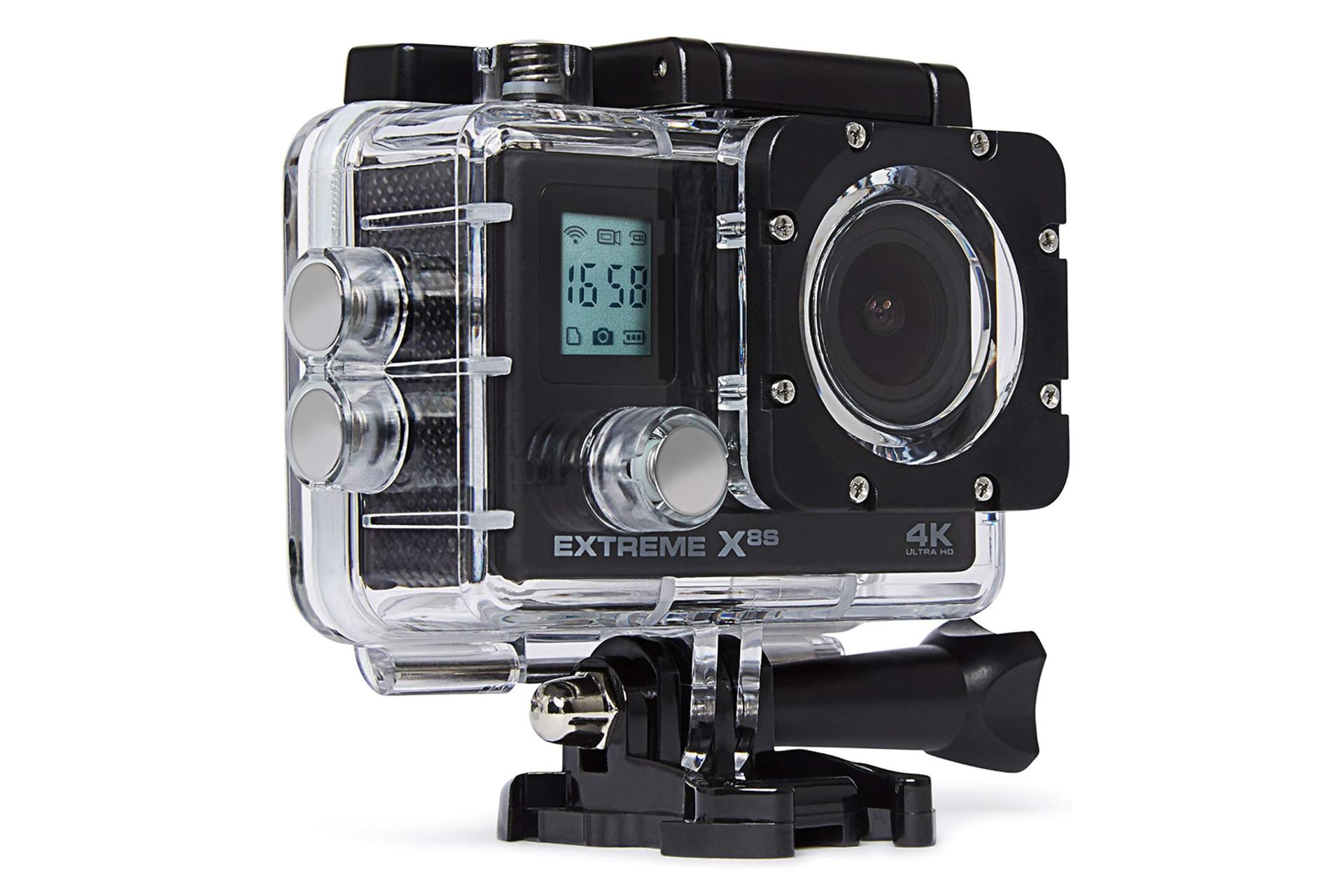 دوربین ویزو VISU Extreme X8S نمای جلو و چپ