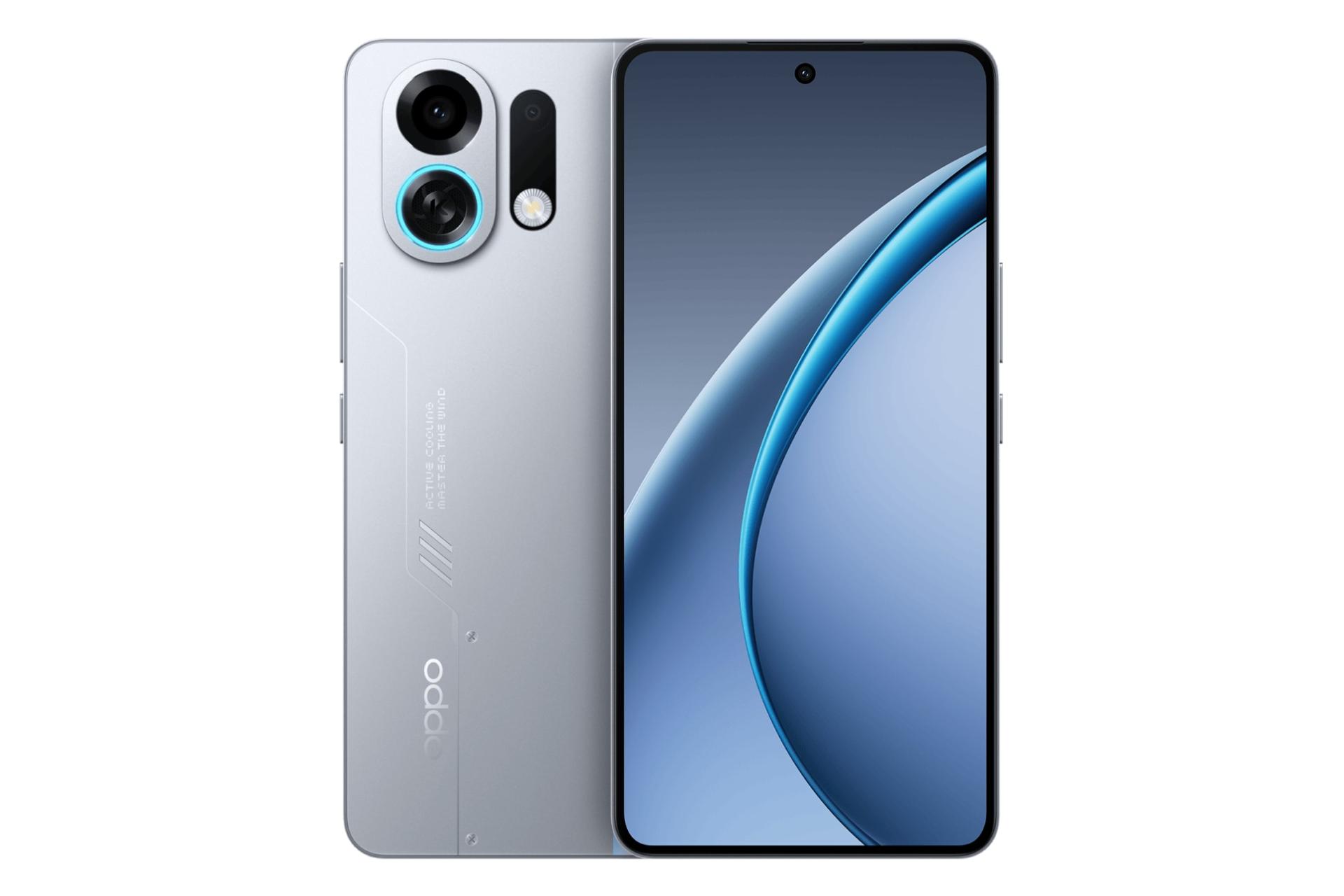 پنل جلو و پشت گوشی موبایل K13 توربو پرو اوپو نقره ای / Oppo K13 Turbo Pro