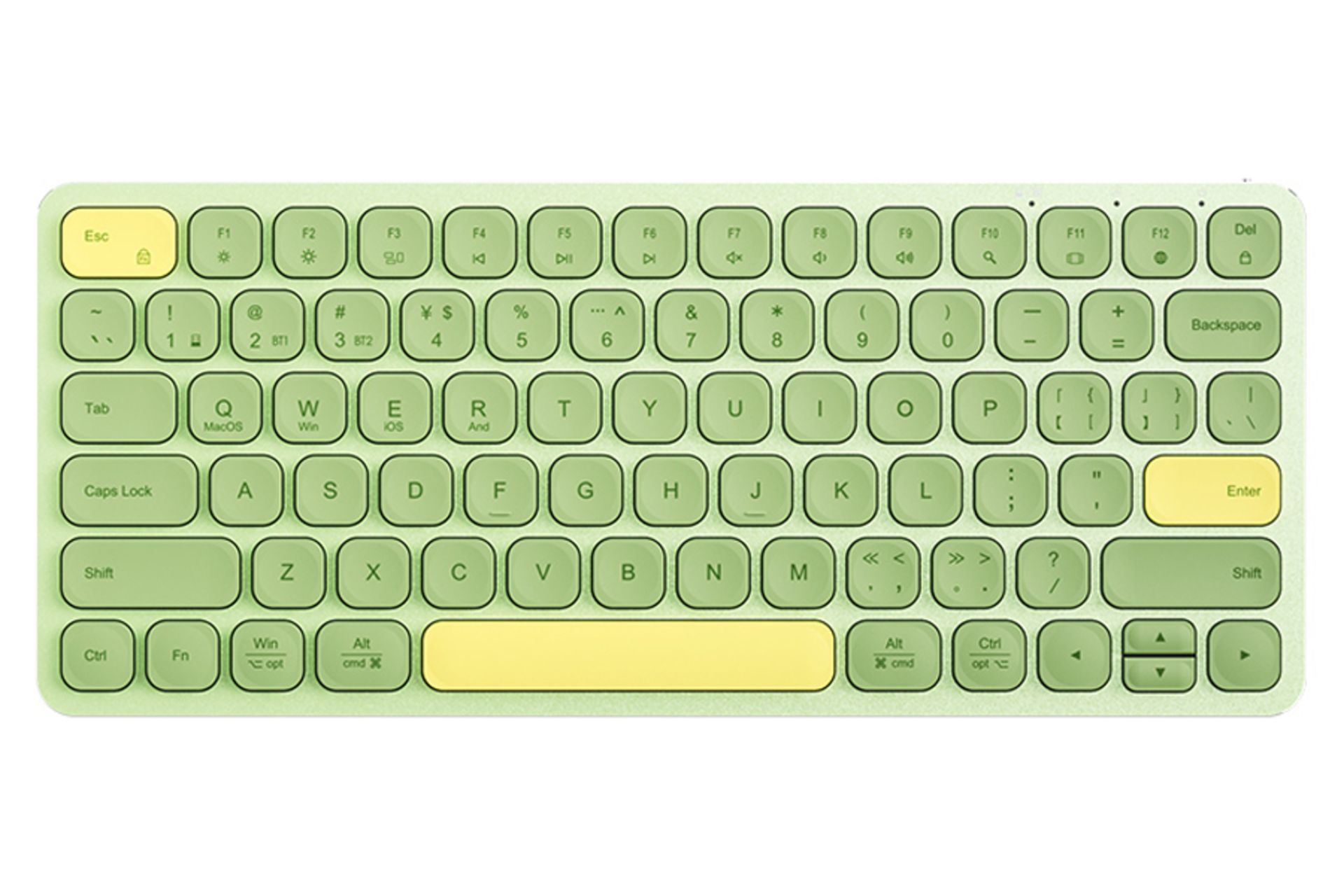 کیبورد بی او دبلیو HD286CL رنگ سبز