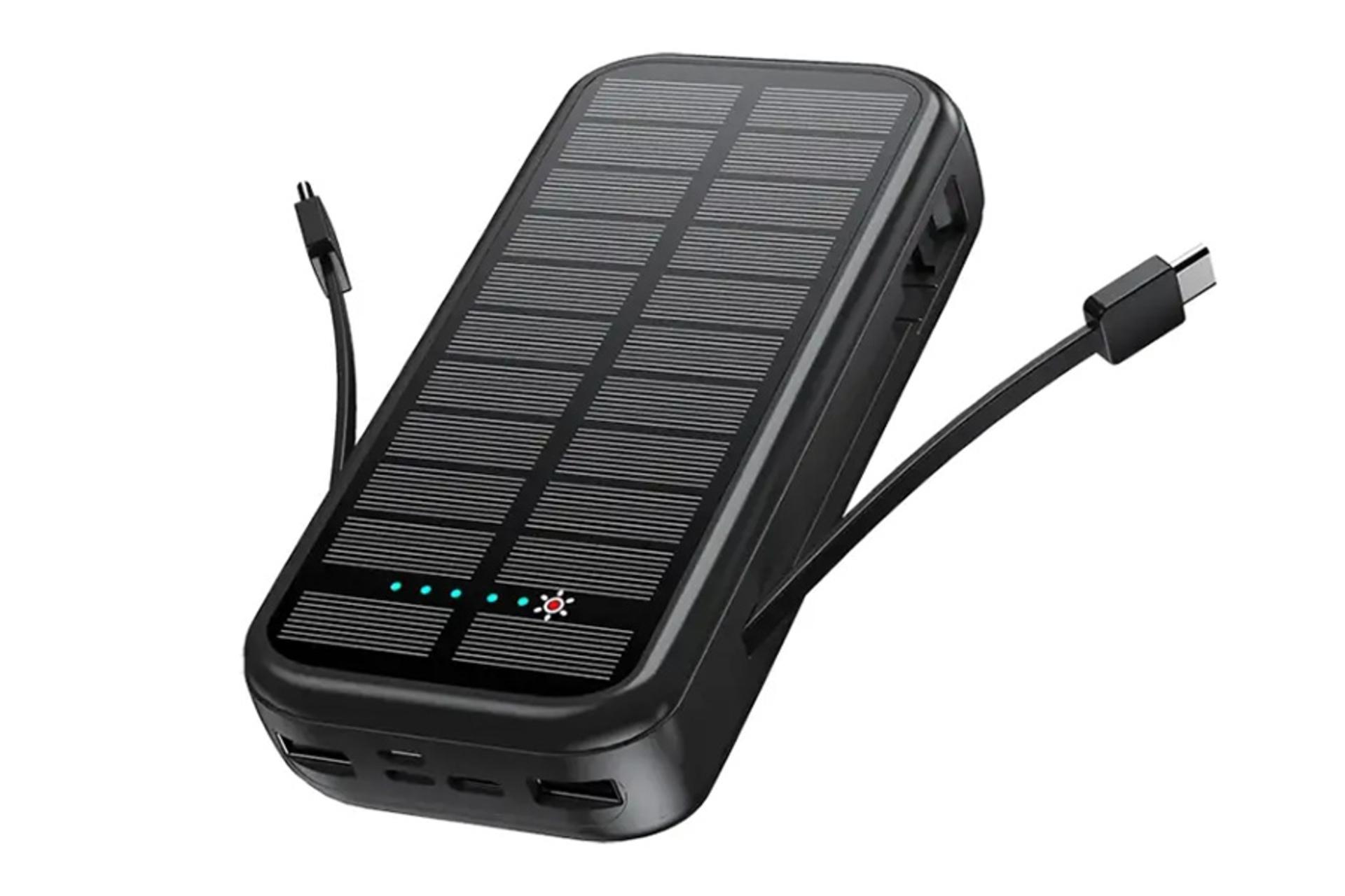 درگاه های پاور بانک گرین لیون Green Lion PD2OW Solar 2 16000mAh
