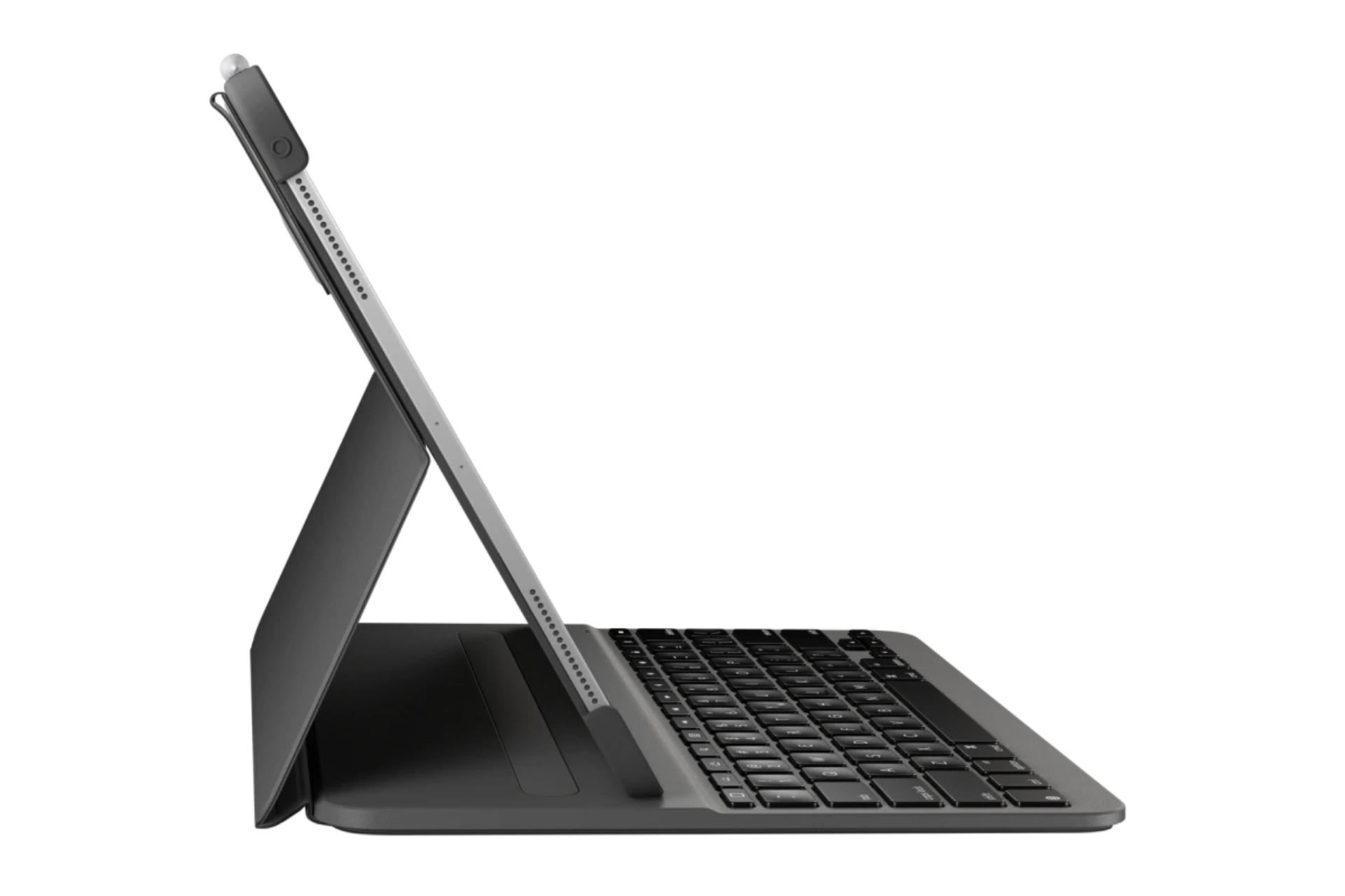 نمای کنار کیبورد لاجیتک SLIM FOLIO PRO