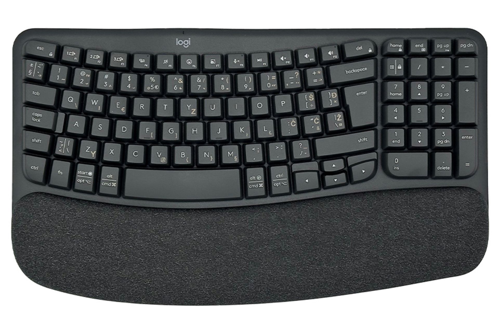 کیبورد لاجیتک Wave Keys رنگ مشکی