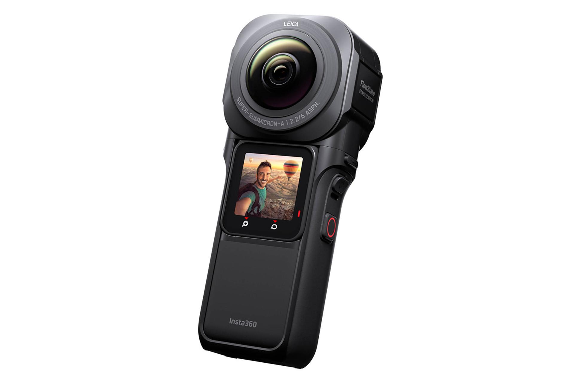 مرجع متخصصين ايران دوربين اينستا Insta360 ONE RS 1-Inch 360 Edition نماي جلو و جانبي