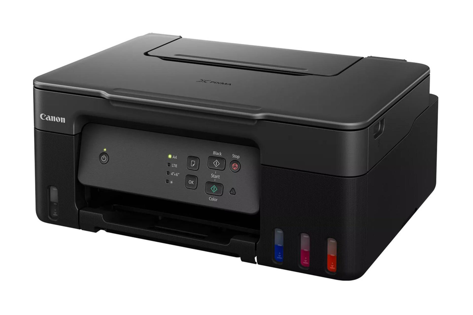 پرینتر کانن Canon PIXMA G2430 نمای جلو و جانبی