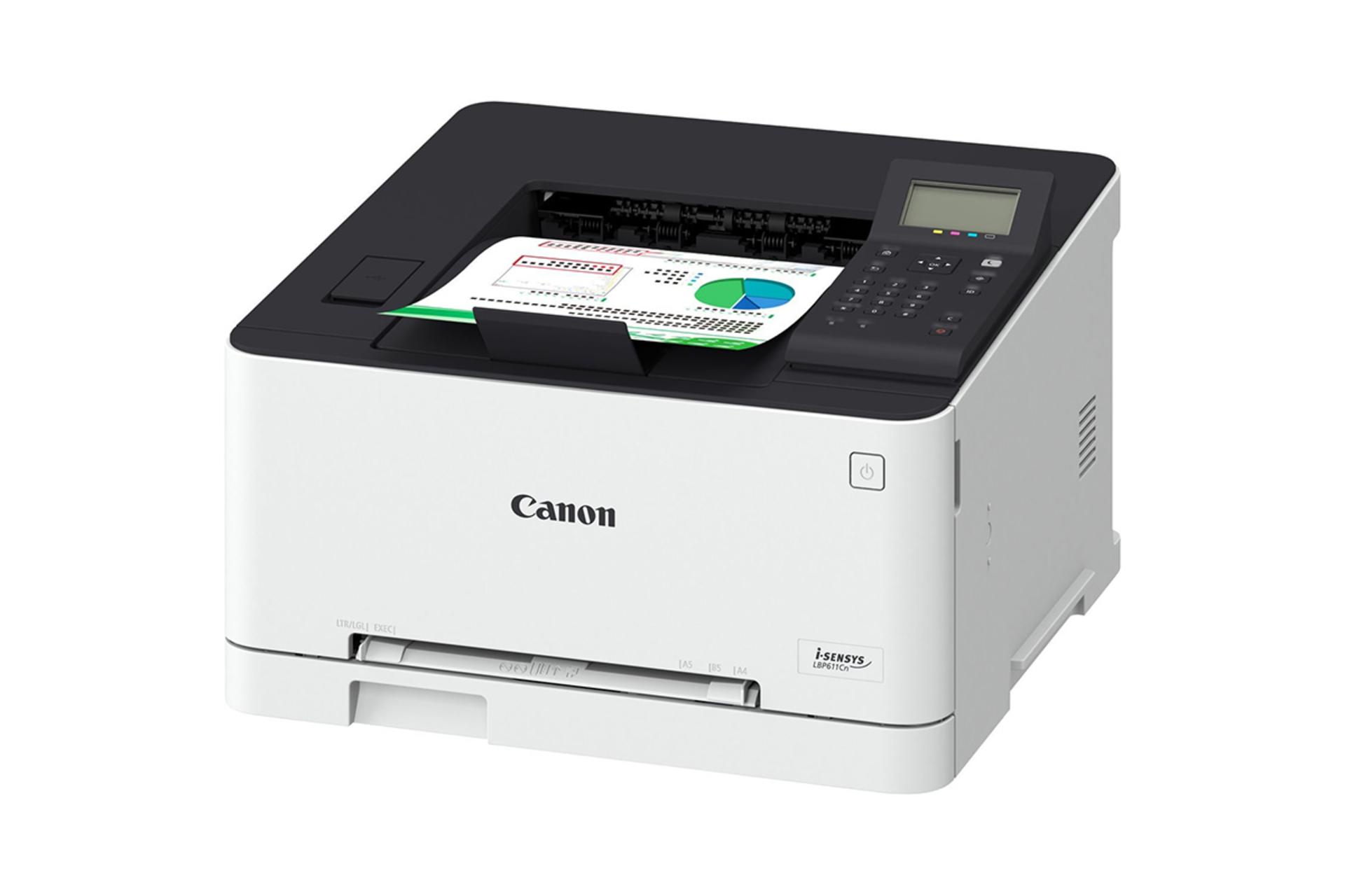 پرینتر کانن Canon LBP611Cn نمای جلو و راست