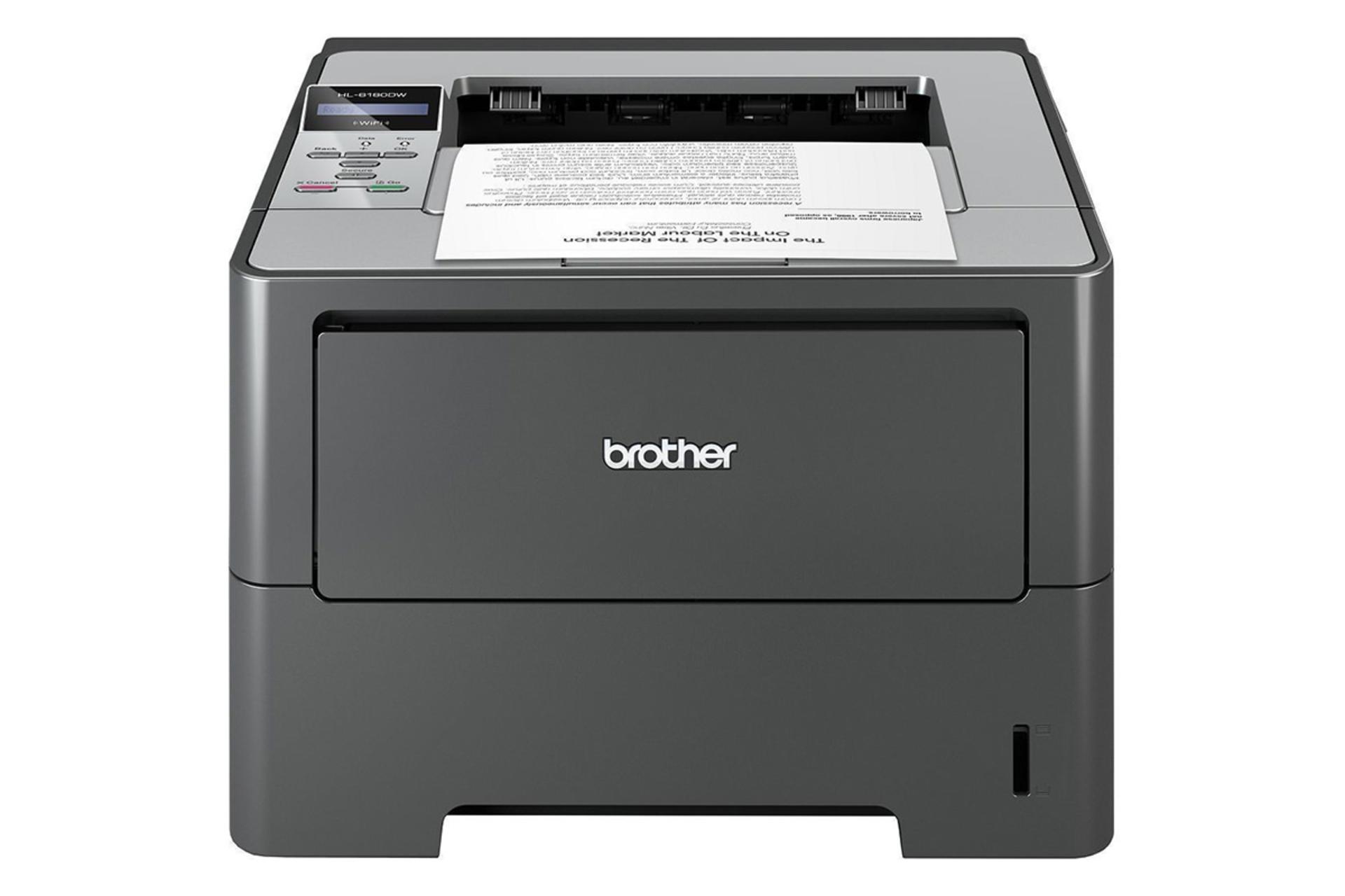 مرجع متخصصين ايران پرينتر برادر Brother HL-6180DW نماي جلو