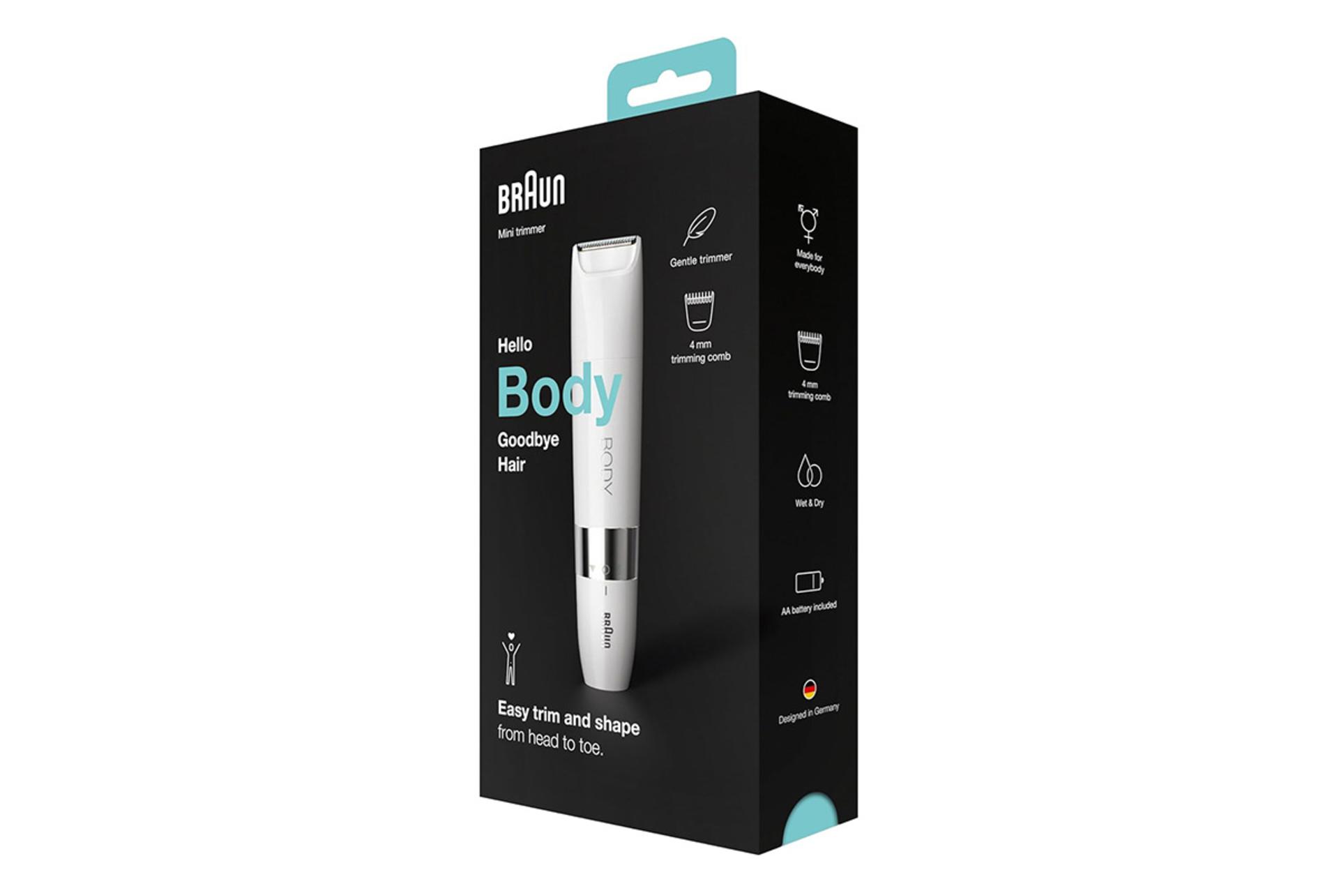 ماشین اصلاح براون Braun BS1000 نمای بسته بندی