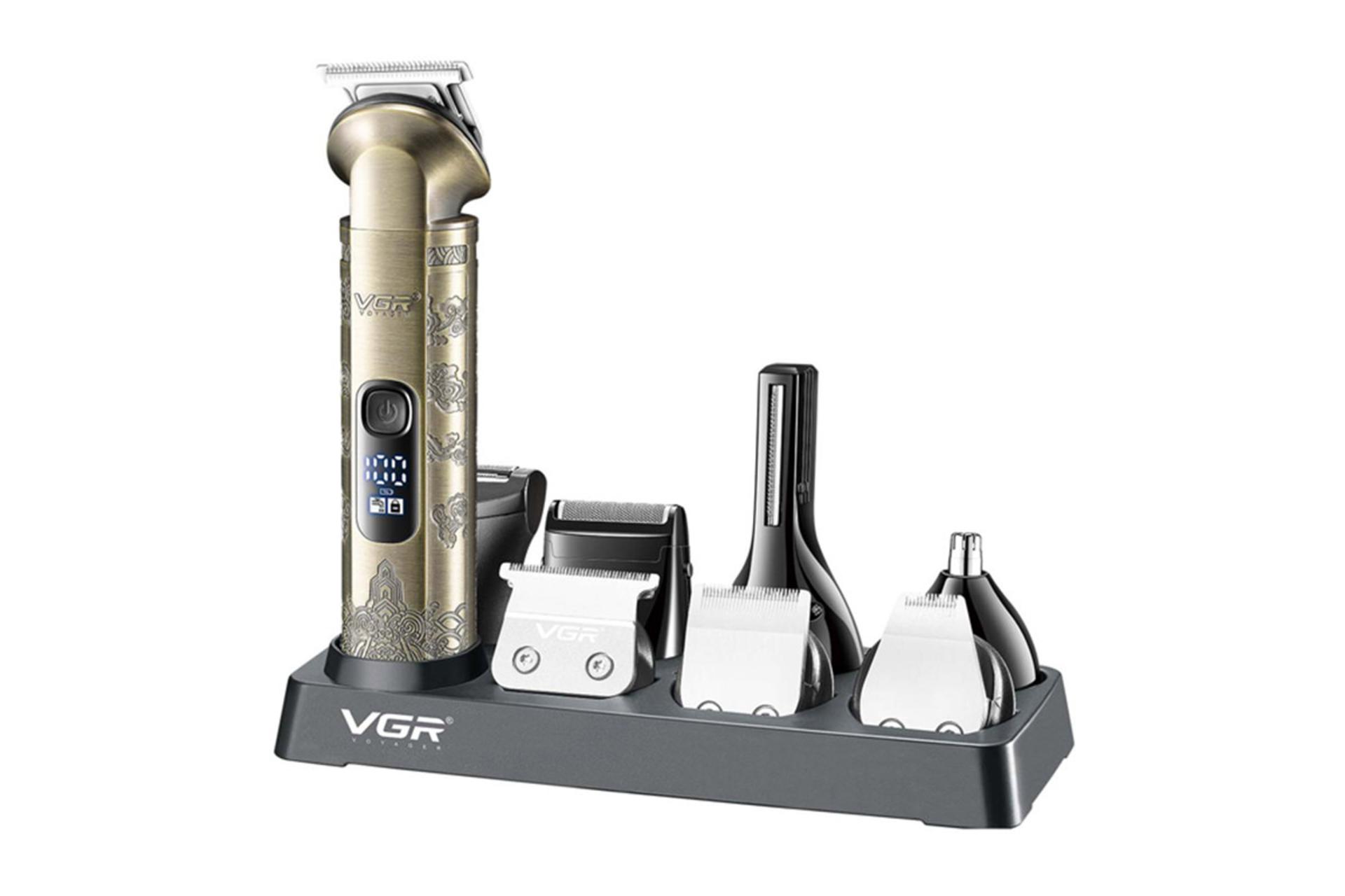 ماشین اصلاح وی جی آر VGR V-110 نمای استند و سری ها