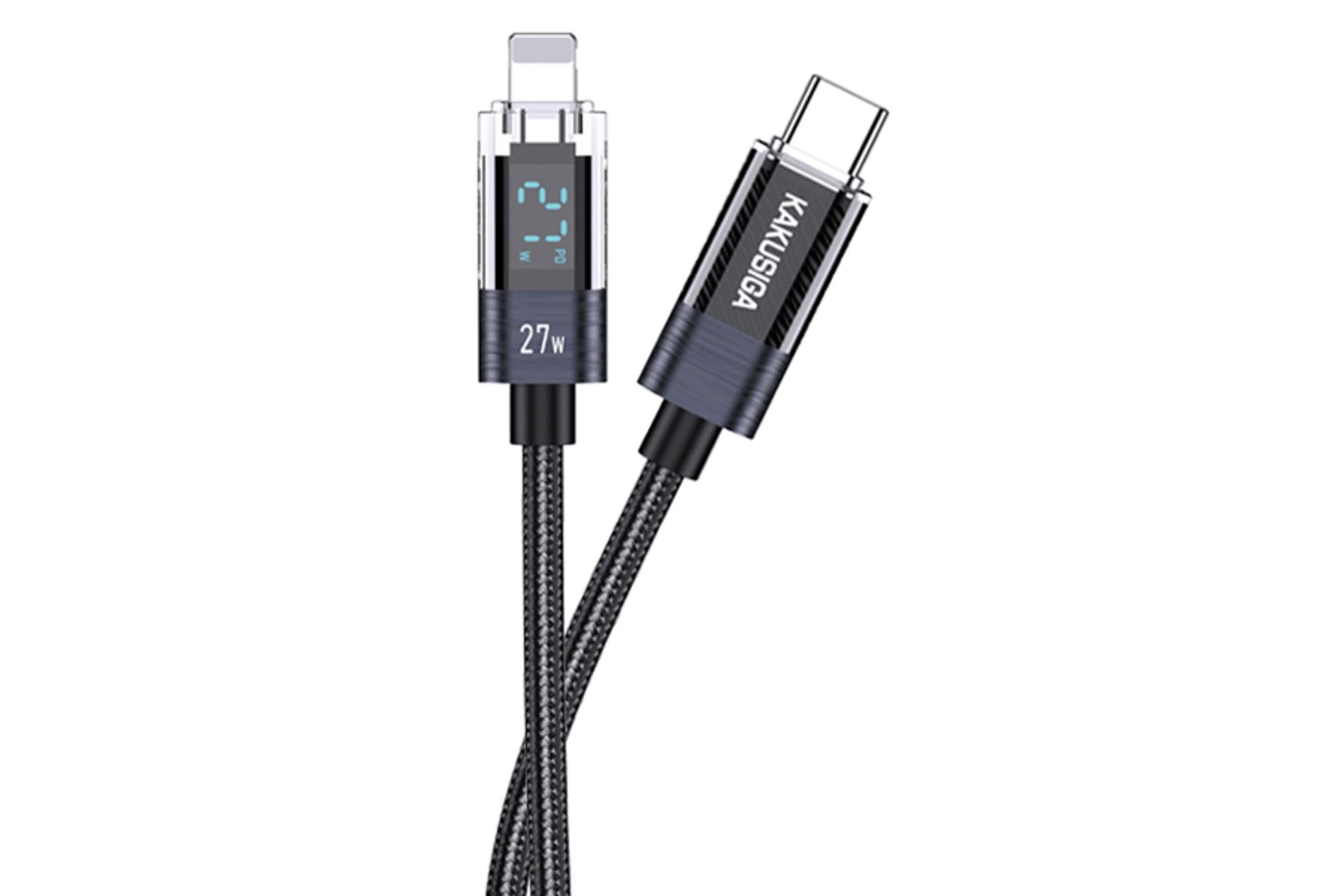 کابل شارژ USB کاکوسیگا Type-C به Lightning مدل KSC-971 با طول 1.2 متر