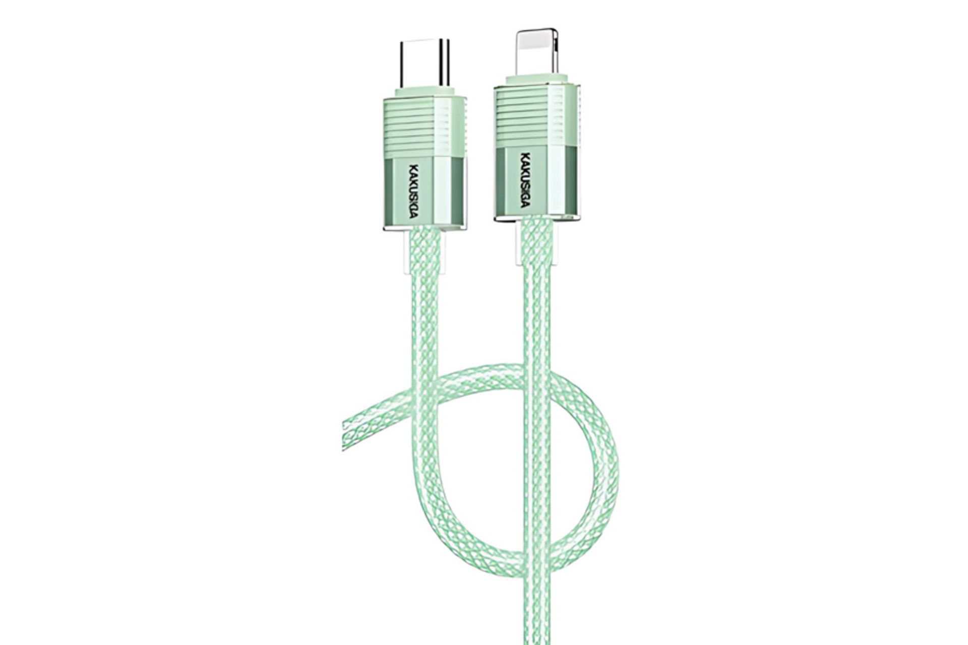 کابل شارژ USB کاکوسیگا Type-C به Lightning مدل KSC-985 با طول 1.2 متر