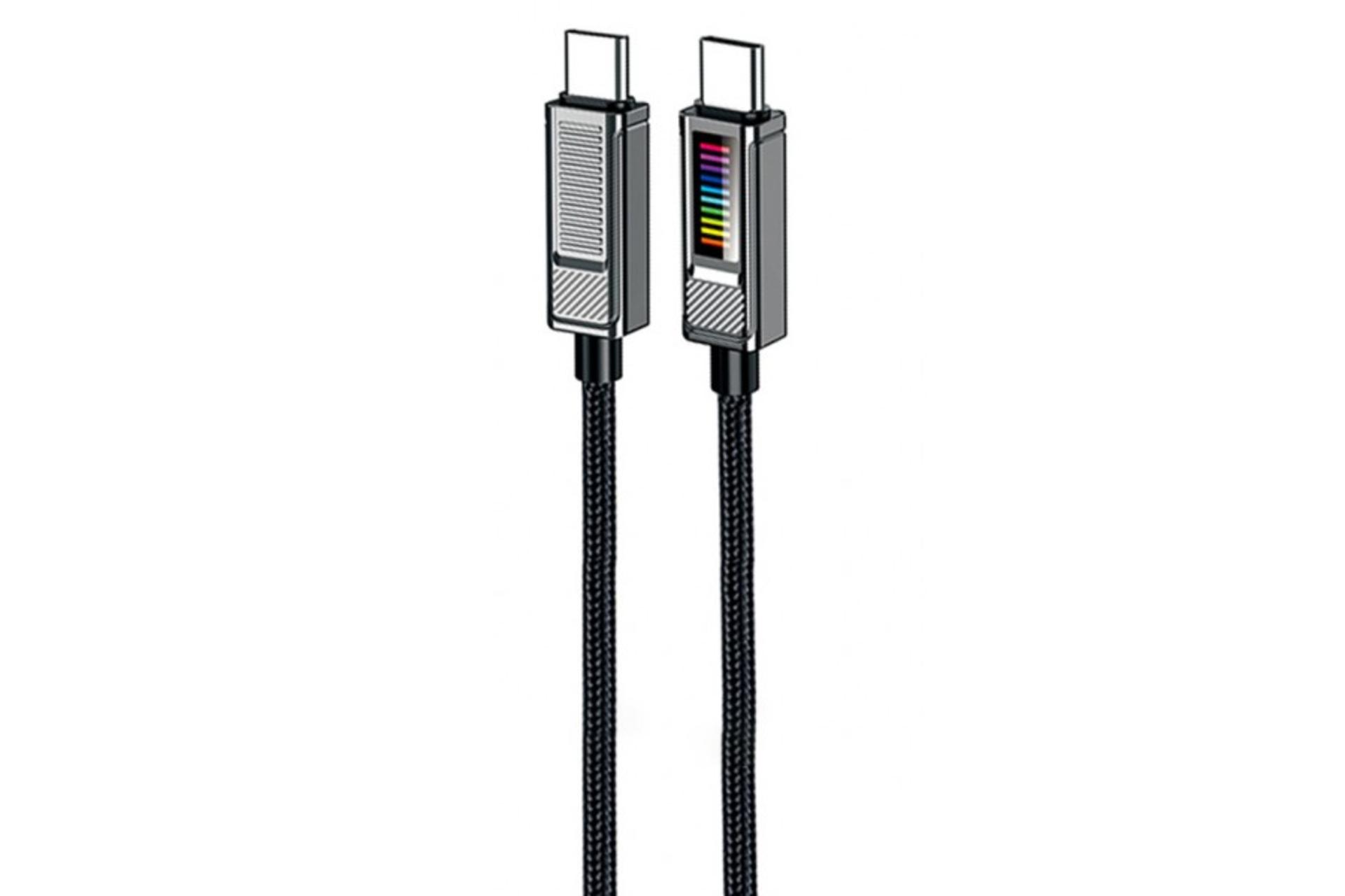 کابل شارژ USB کاکوسیگا Type-C به Type-C مدل KSC-986 با طول 1.2 متر