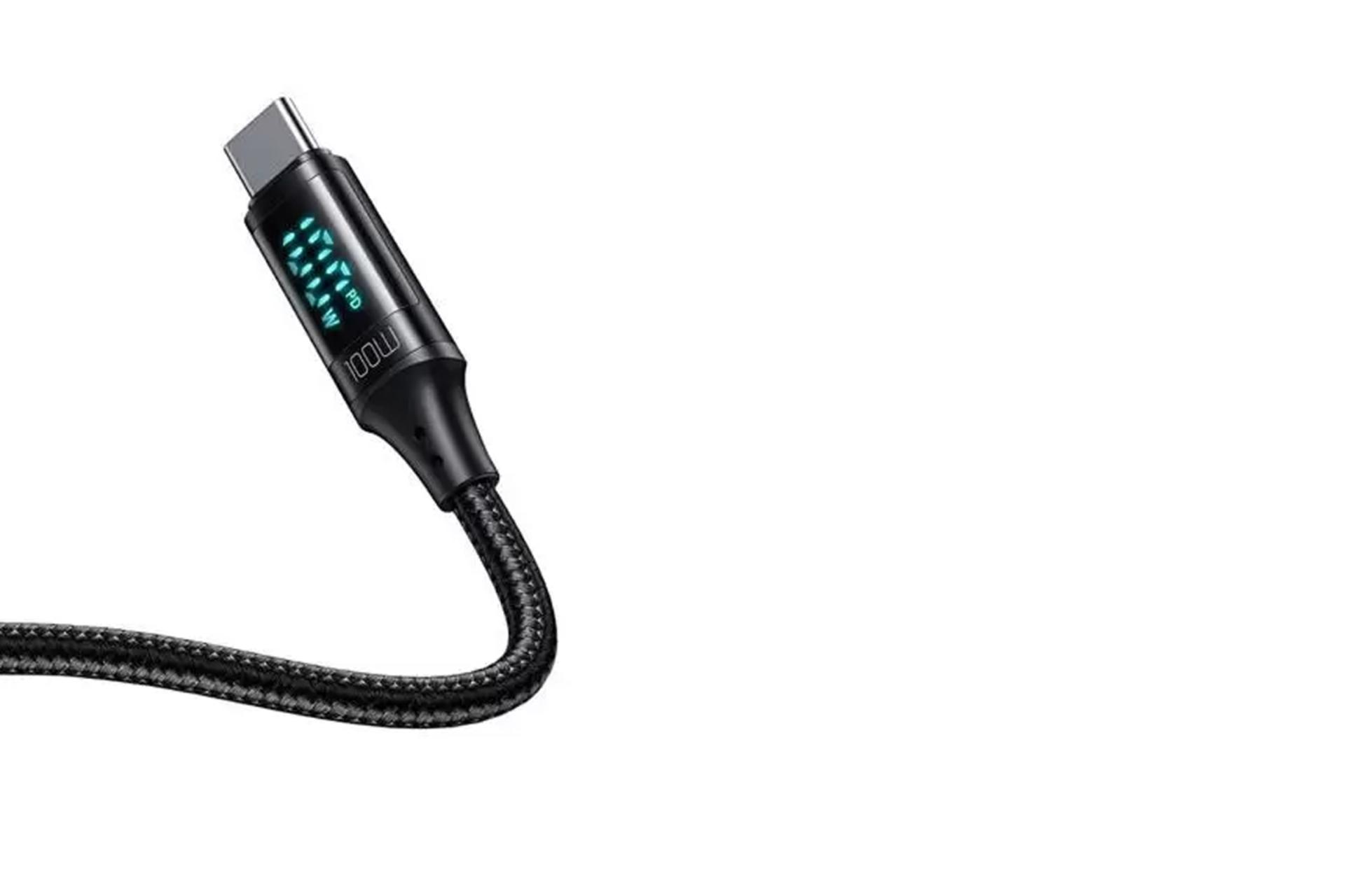 کانکتور و اتصال کابل شارژ USB مک دودو Type-C به Type-C مدل CA-1100 با طول 1.2 متر