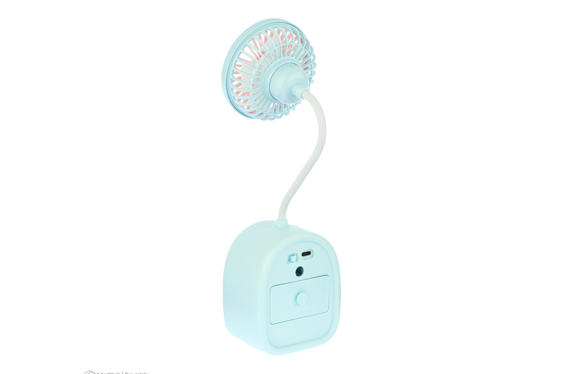 نمای پشتی پنکه کوچک رومیزی مدل خرسی Mini fan Bear 3