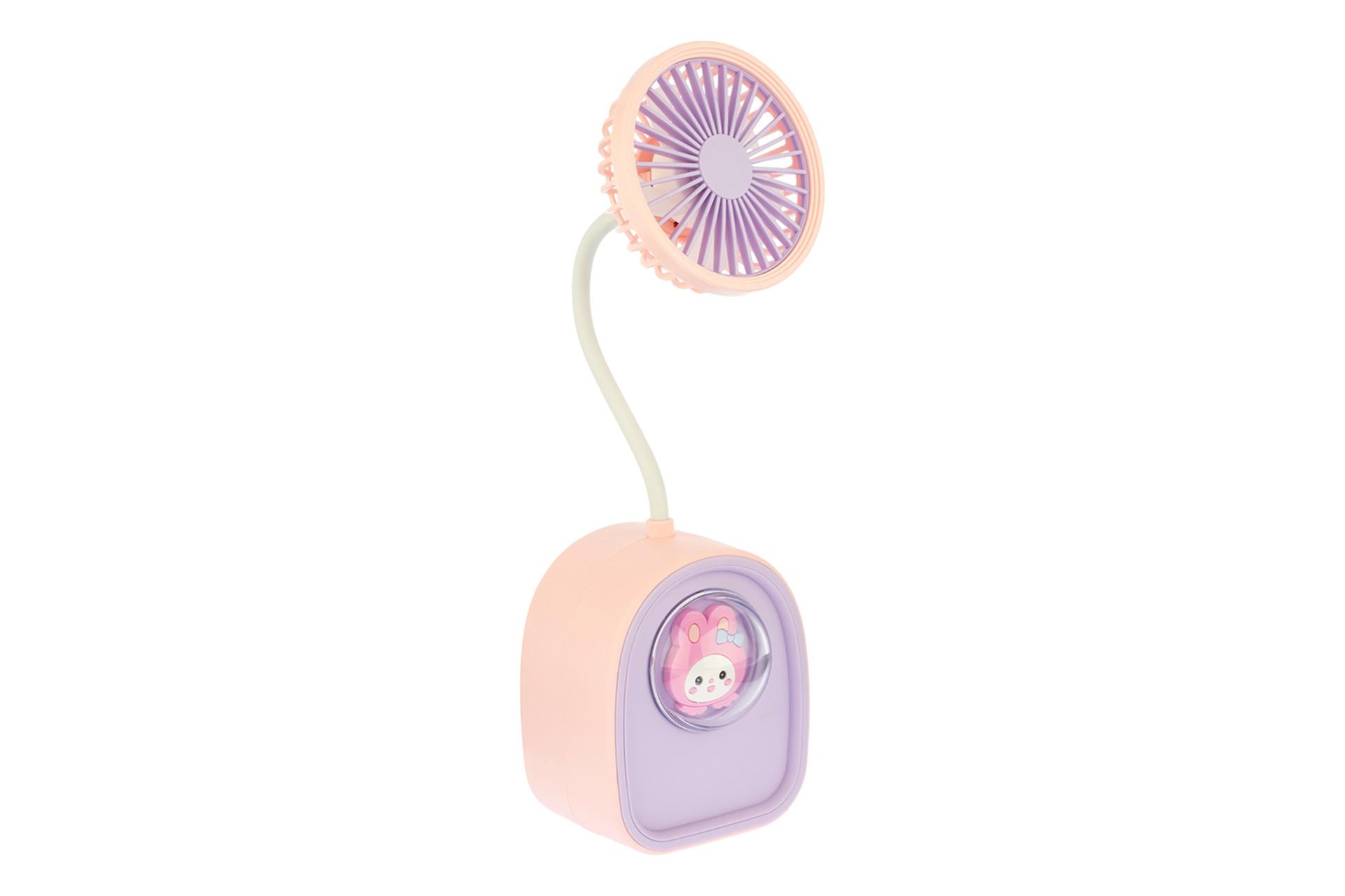 نمای کناری پنکه کوچک رومیزی مدل خرگوش Mini fan Rabbit 2