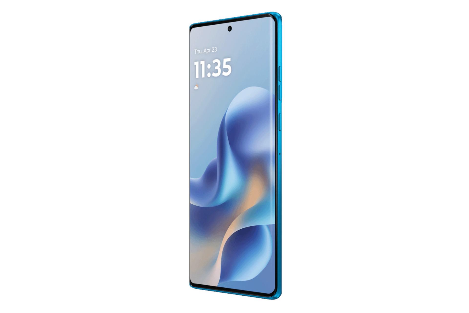 پنل جلو و صفحه نمایش گوشی موبایل موتو G96 موتورولا آبی / Motorola Moto G96